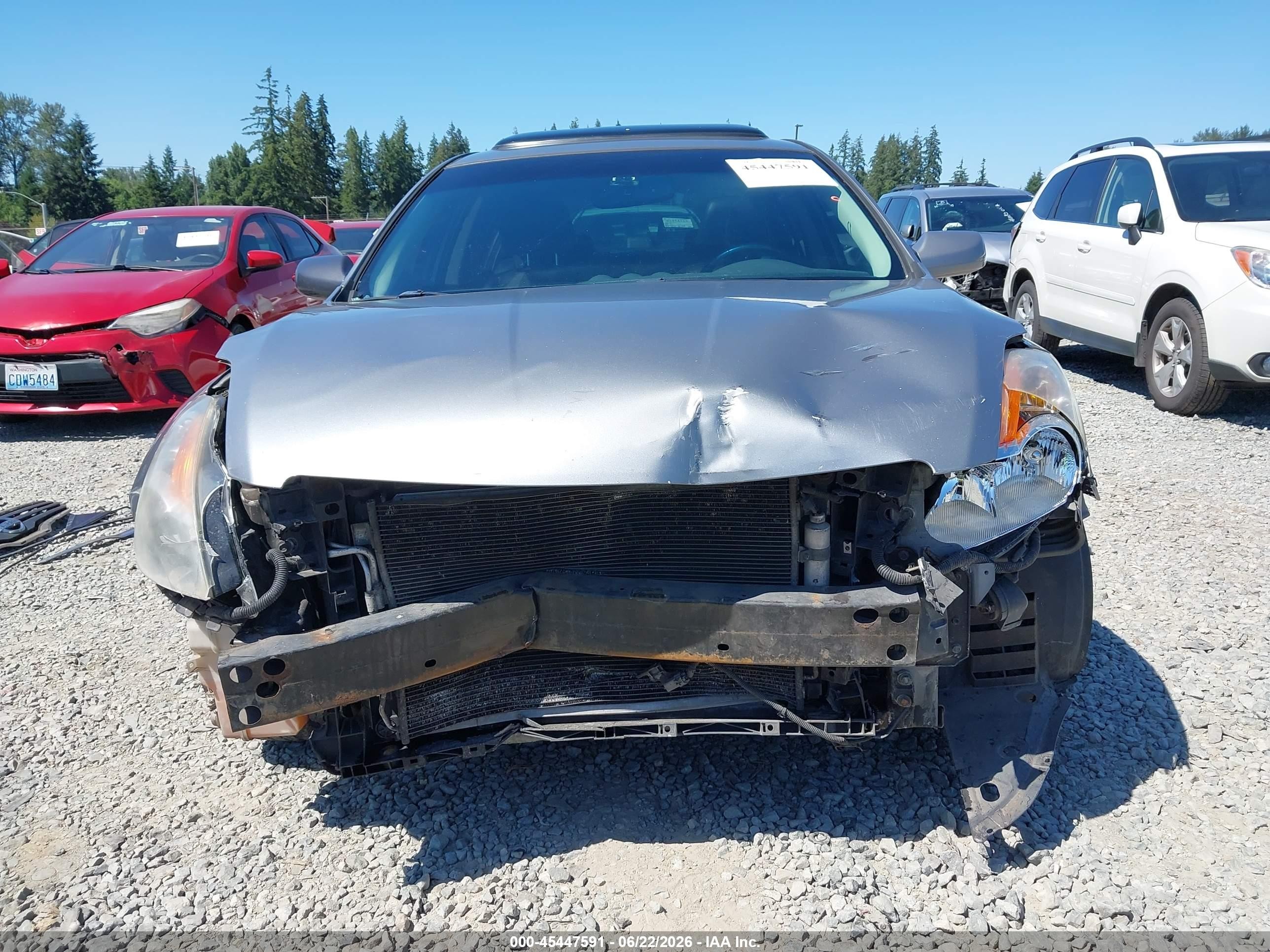 2008 Nissan Altima 2.5 Sl Gray vin: 1N4AL21E58C132835