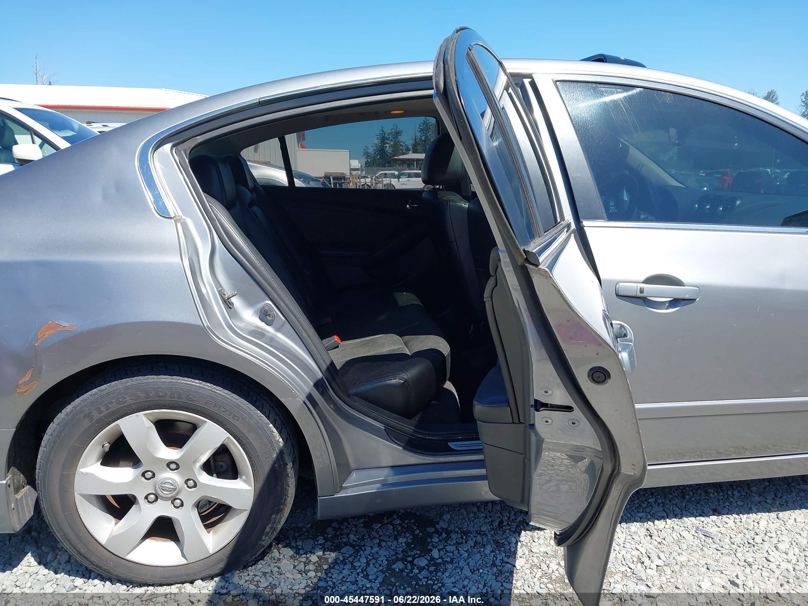 2008 Nissan Altima 2.5 Sl Gray vin: 1N4AL21E58C132835
