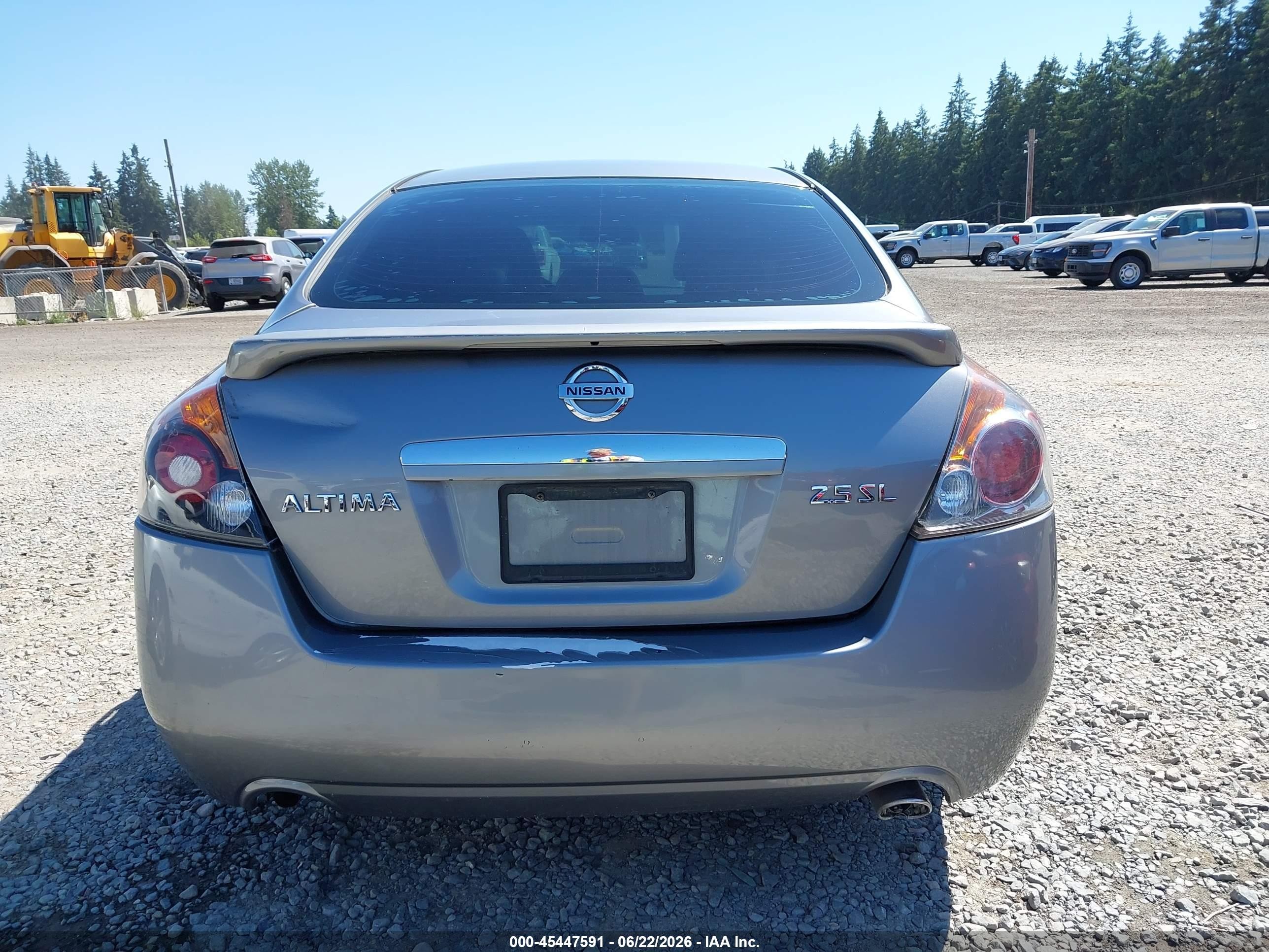 2008 Nissan Altima 2.5 Sl Gray vin: 1N4AL21E58C132835