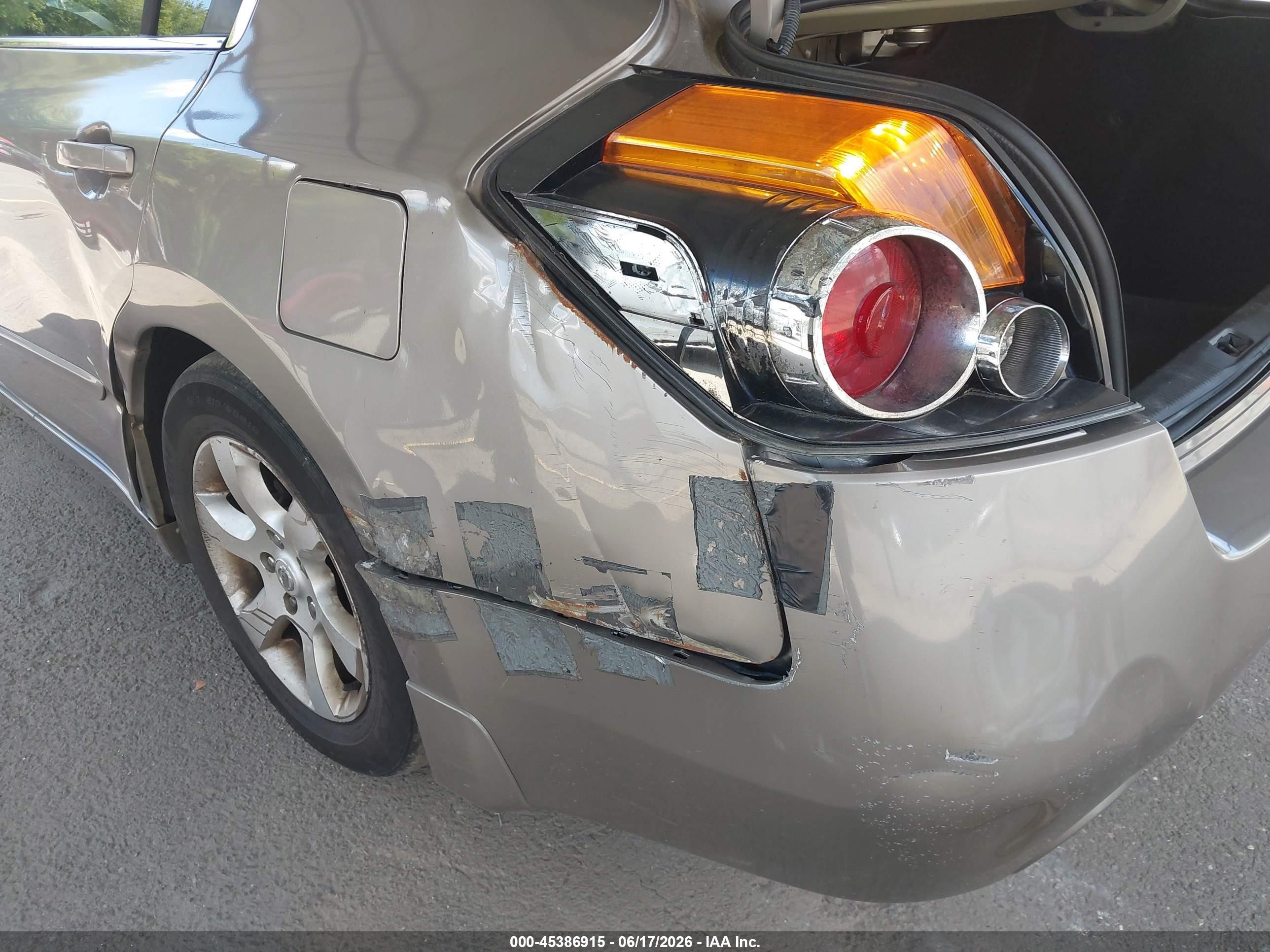 2008 Nissan Altima 2.5 Sl Tan vin: 1N4AL21E58C197832