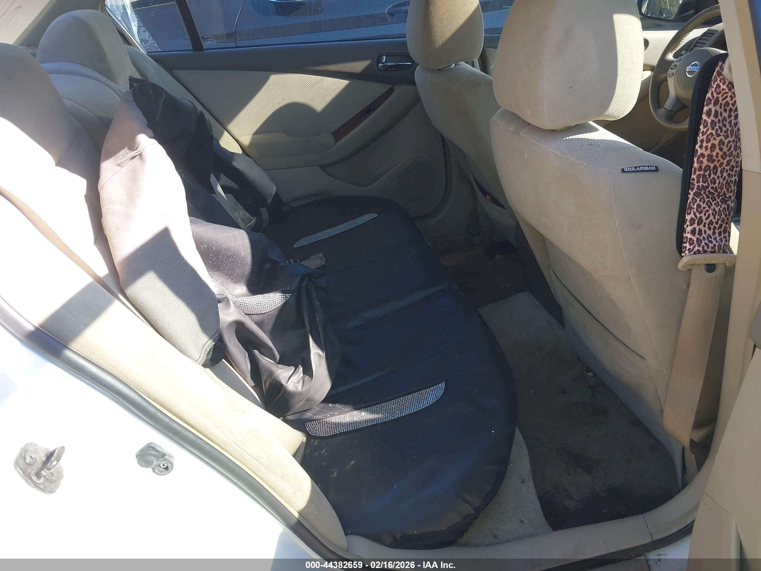 2008 Nissan Altima 2.5 S White vin: 1N4AL21E58C289734