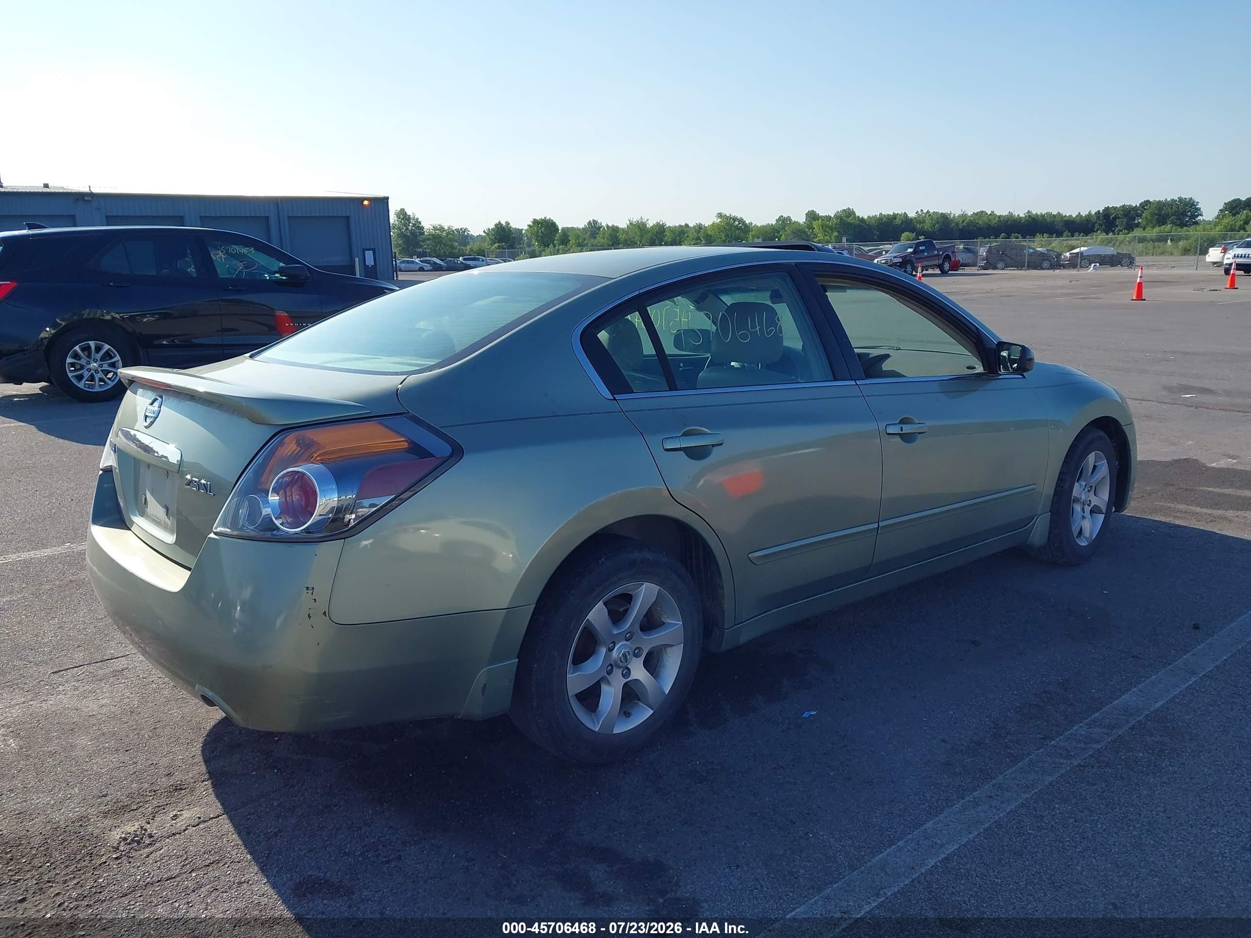 2008 Nissan Altima 2.5 Sl Teal vin: 1N4AL21E58N407799