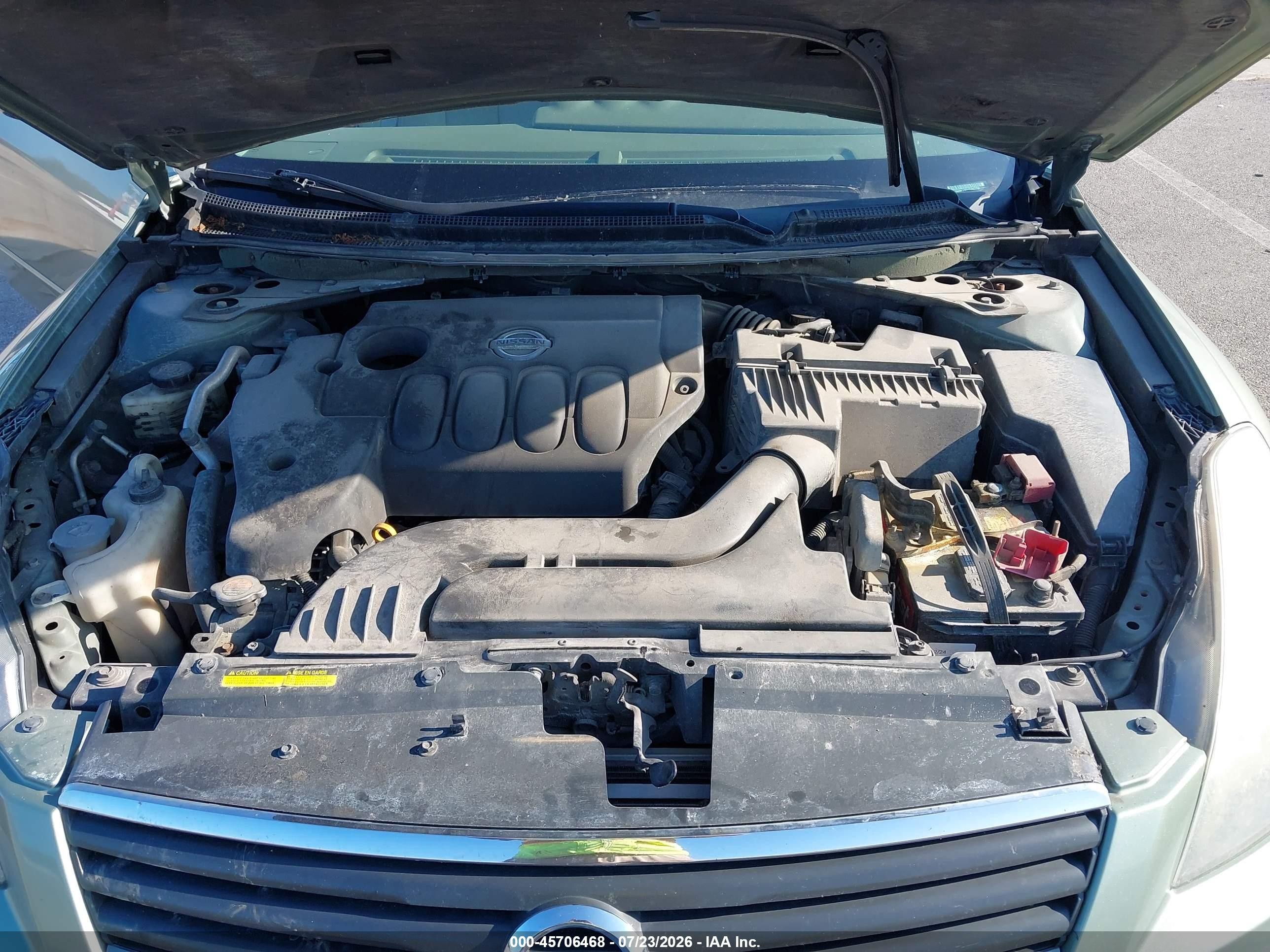 2008 Nissan Altima 2.5 Sl Teal vin: 1N4AL21E58N407799