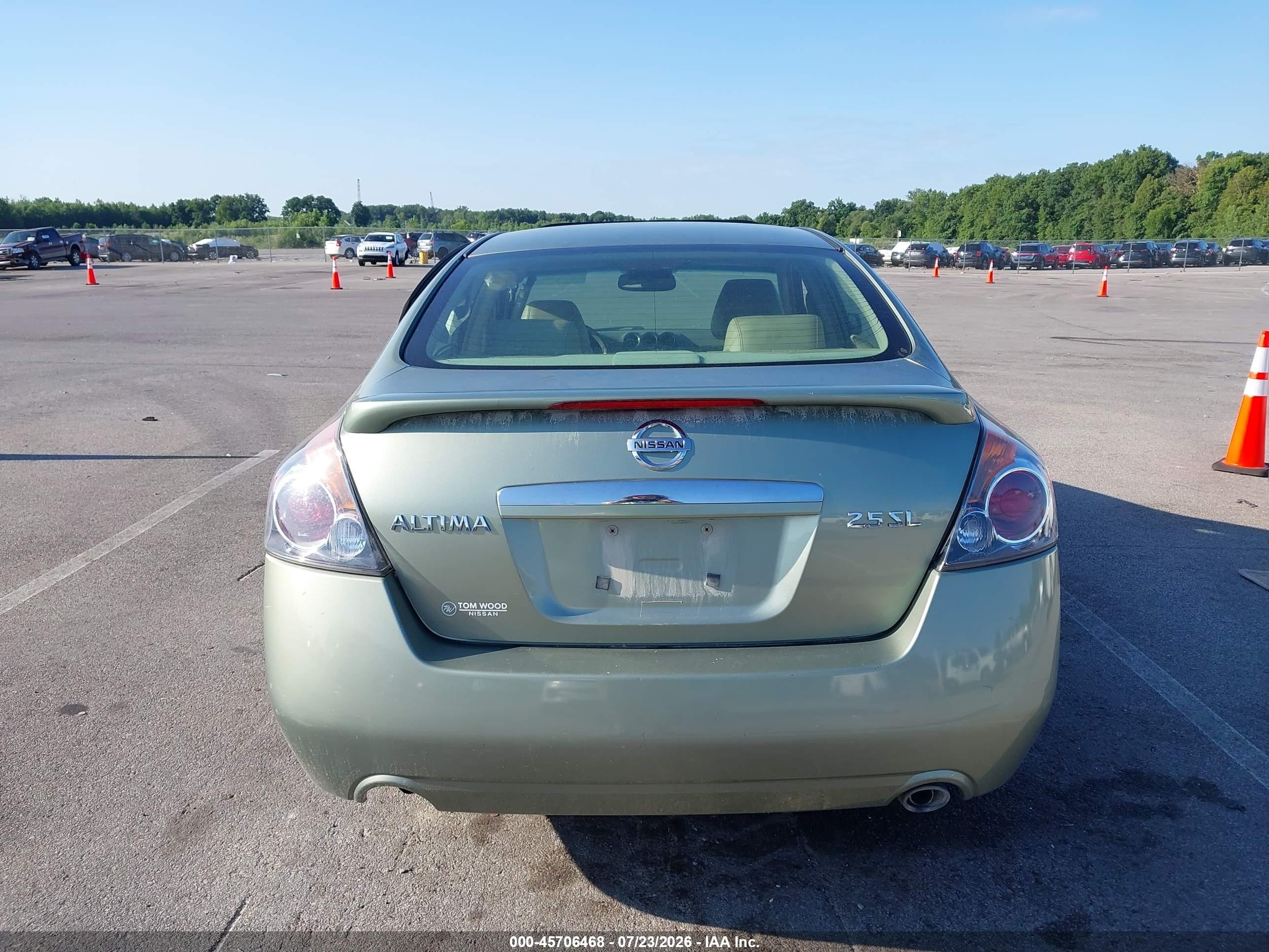 2008 Nissan Altima 2.5 Sl Teal vin: 1N4AL21E58N407799