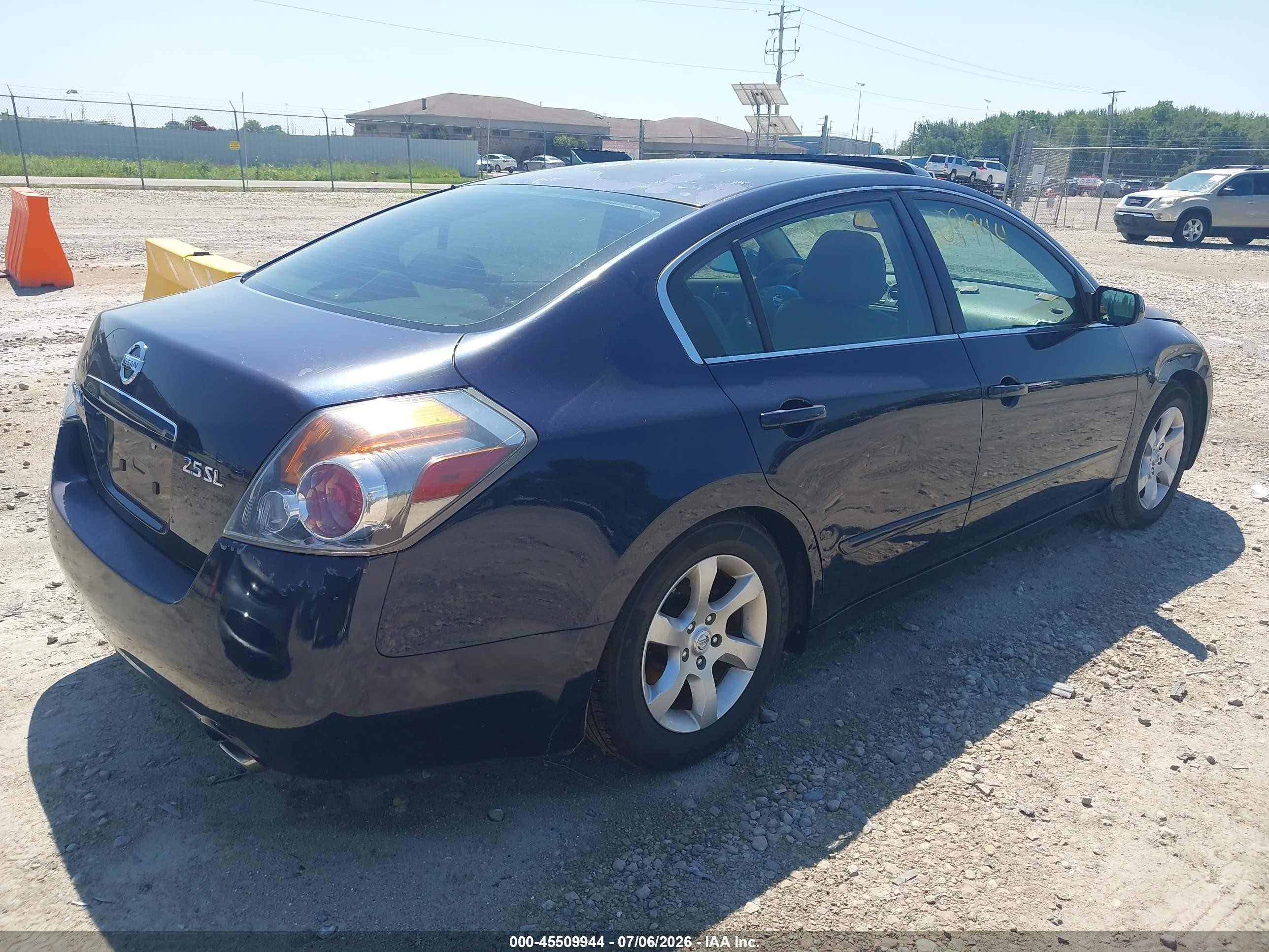2008 Nissan Altima 2.5 Sl Blue vin: 1N4AL21E58N447963