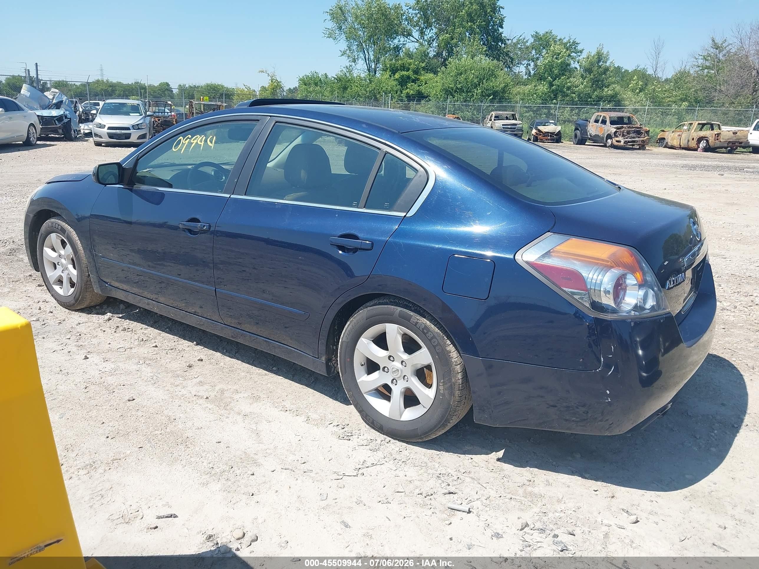 2008 Nissan Altima 2.5 Sl Blue vin: 1N4AL21E58N447963