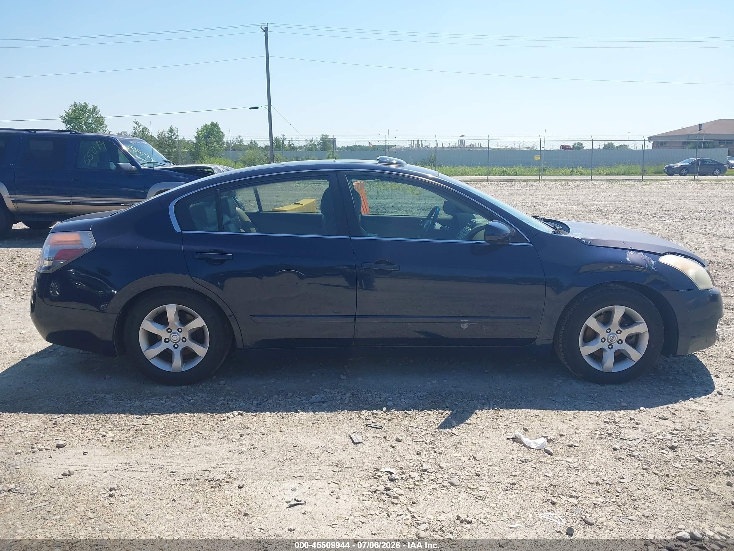 2008 Nissan Altima 2.5 Sl Blue vin: 1N4AL21E58N447963