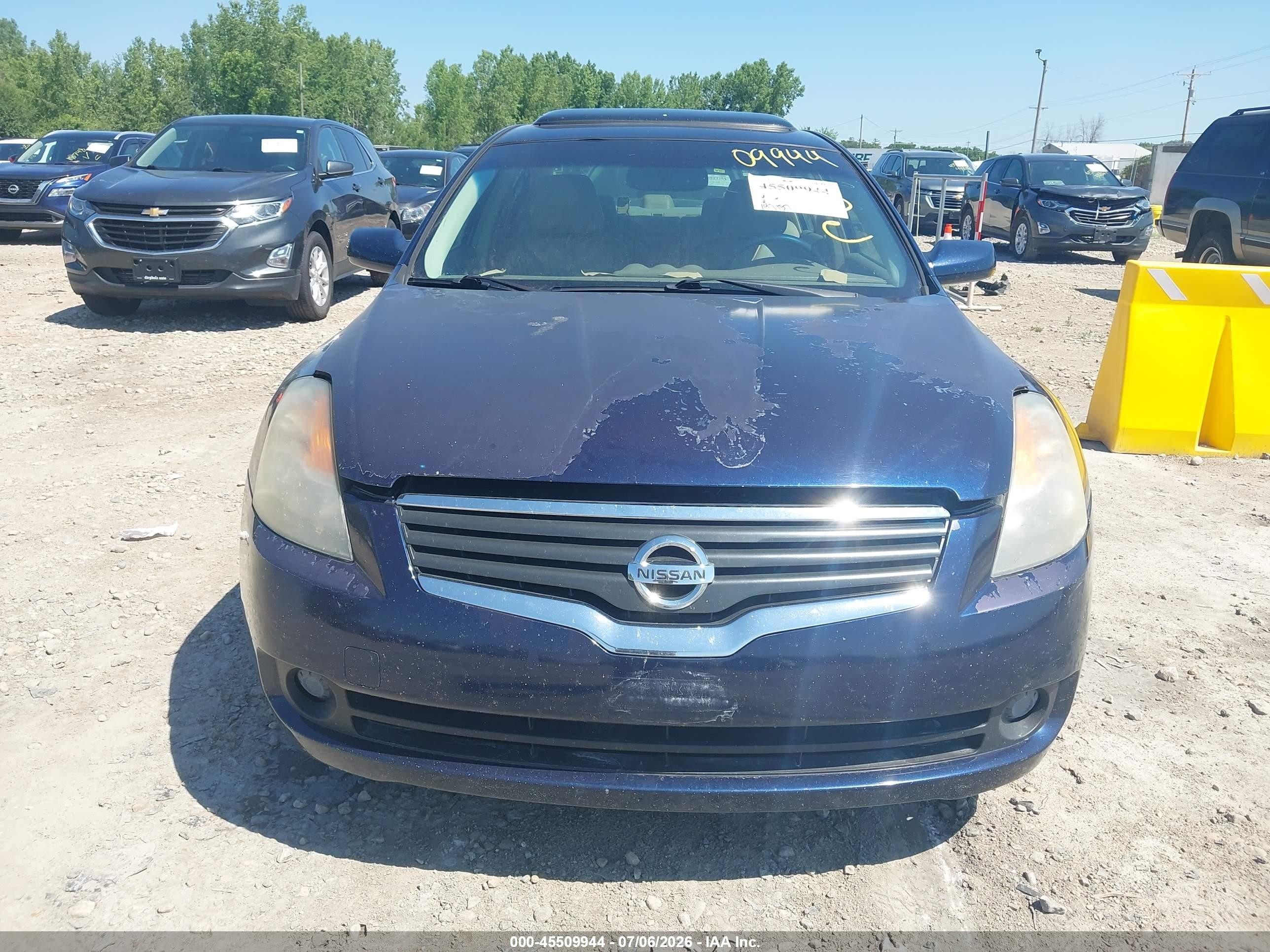 2008 Nissan Altima 2.5 Sl Blue vin: 1N4AL21E58N447963