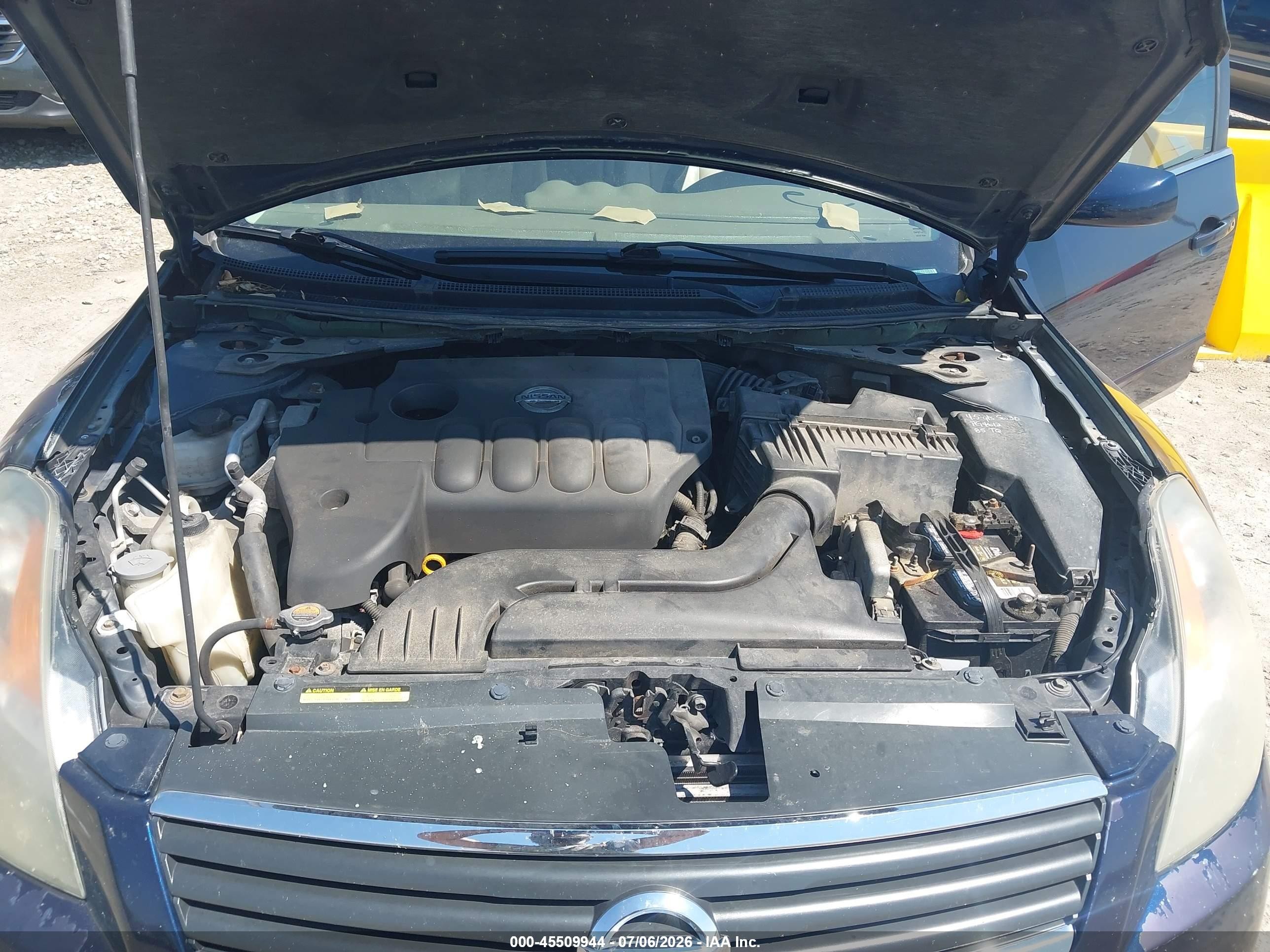 2008 Nissan Altima 2.5 Sl Blue vin: 1N4AL21E58N447963