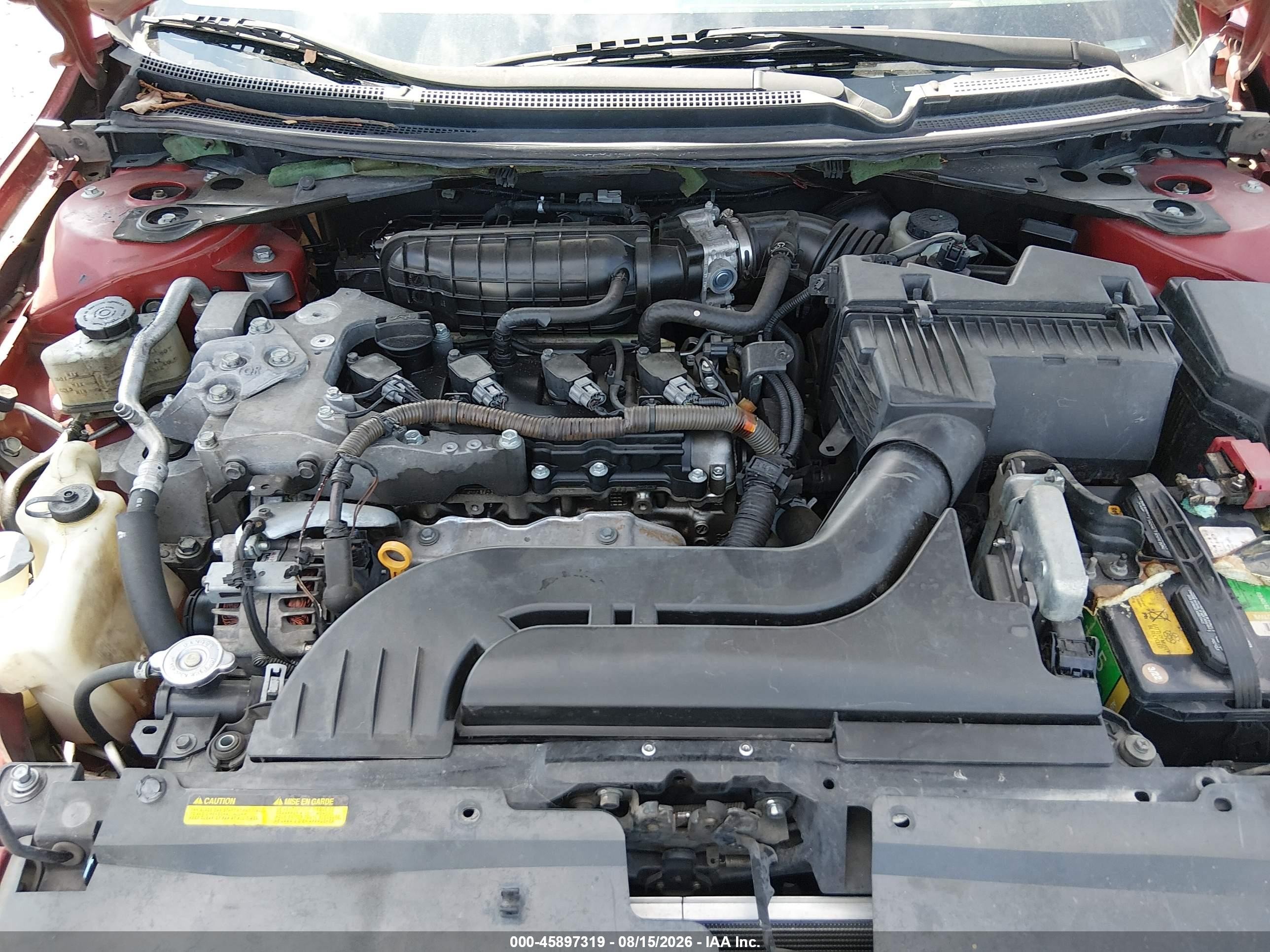 2008 Nissan Altima 2.5 S Red vin: 1N4AL21E58N454699
