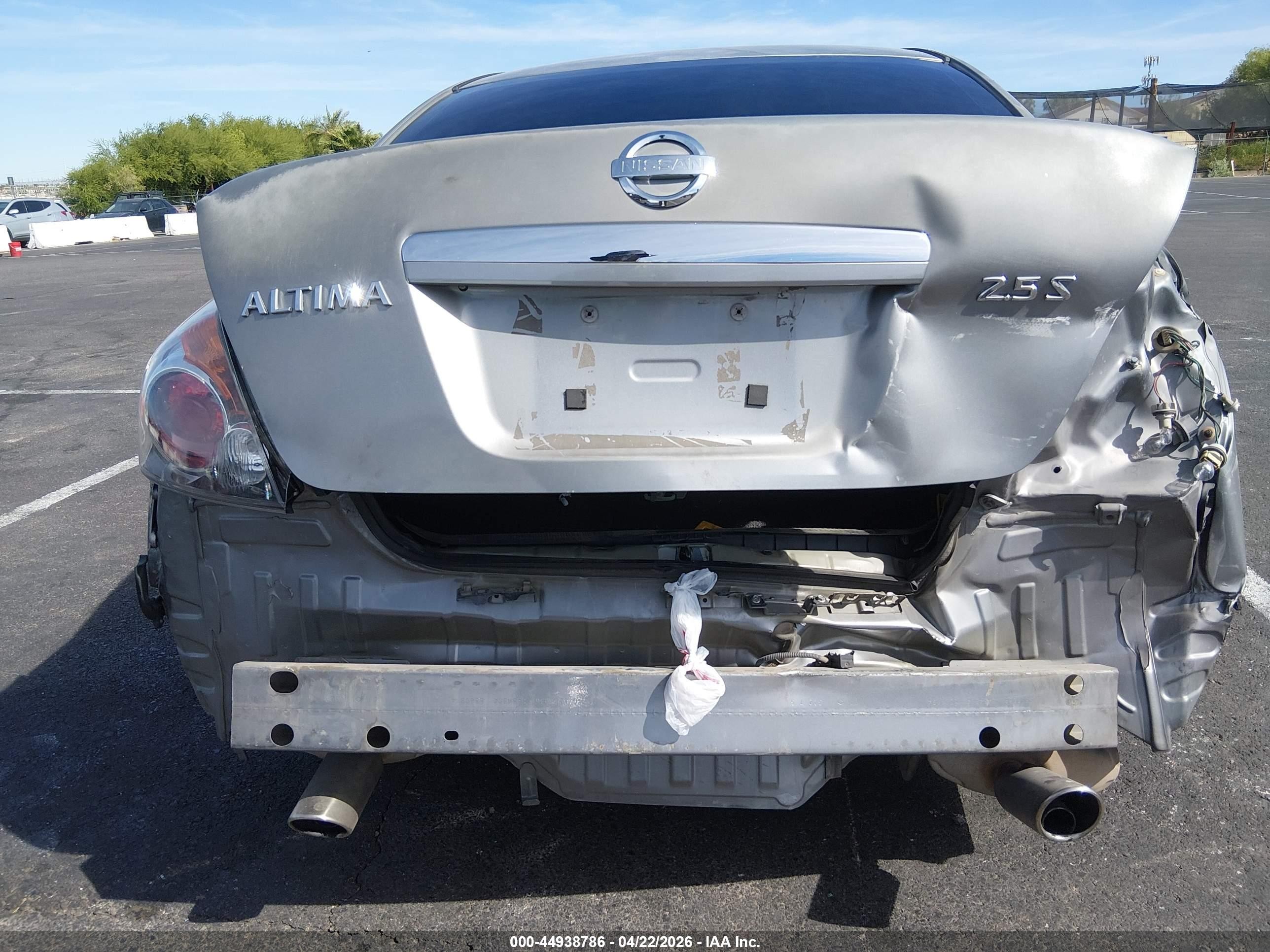 2008 Nissan Altima 2.5 S Gray vin: 1N4AL21E58N459451