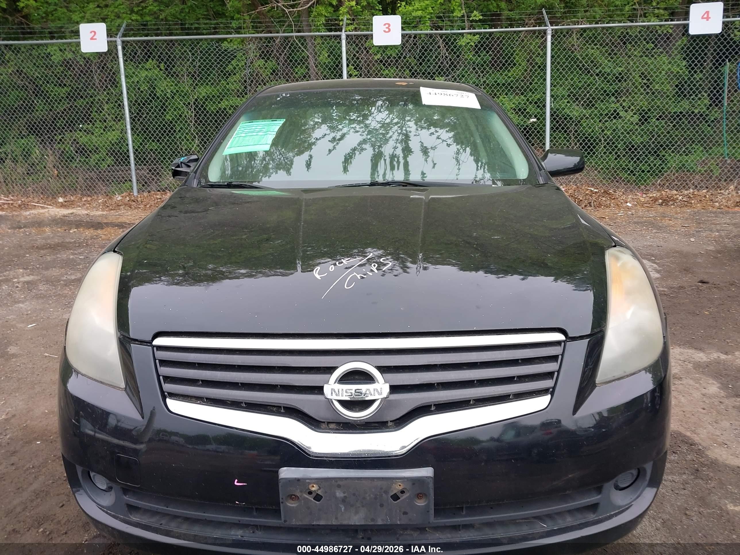 2008 Nissan Altima 2.5 S Black vin: 1N4AL21E58N462012
