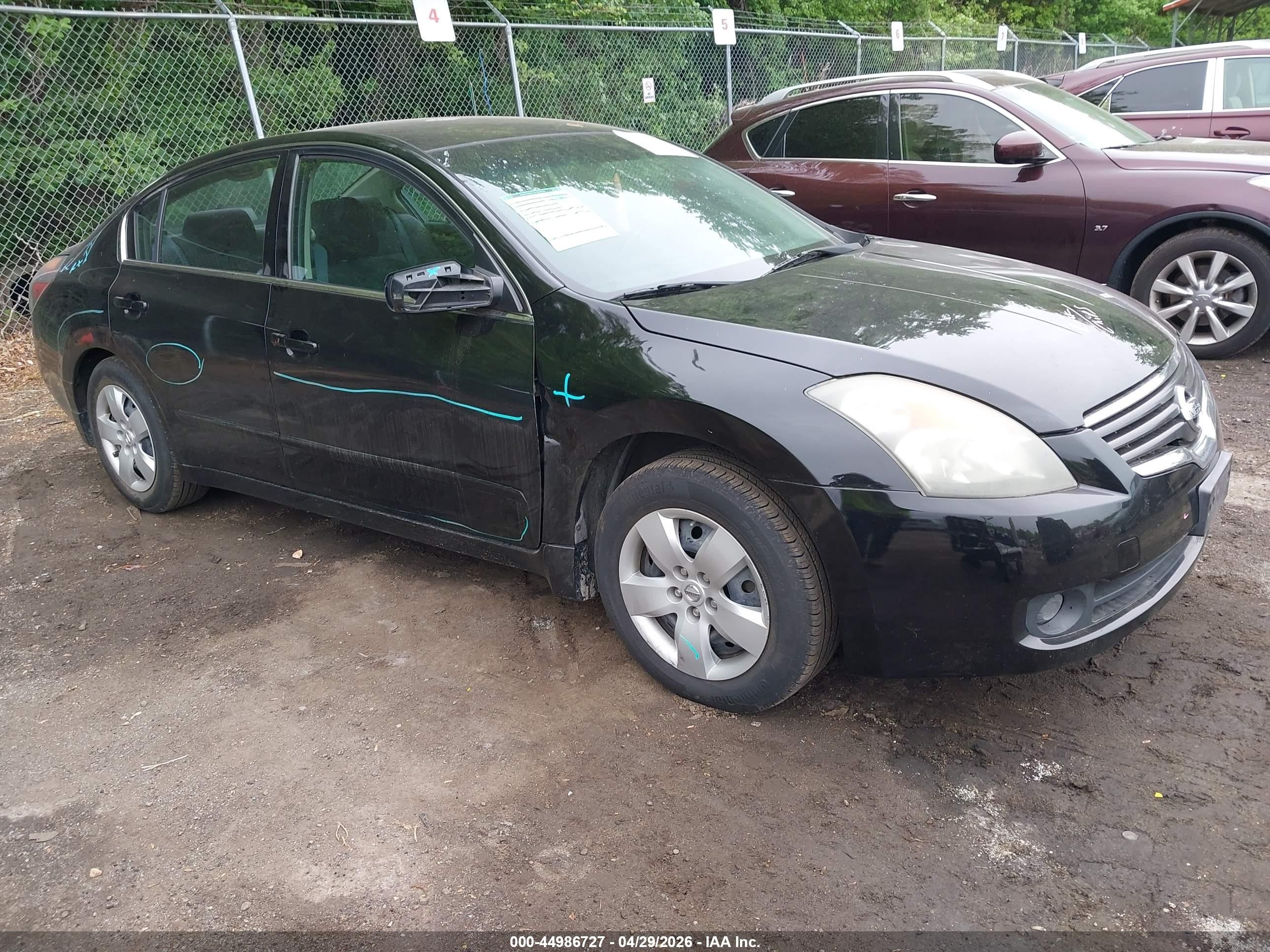 2008 Nissan Altima 2.5 S Black vin: 1N4AL21E58N462012
