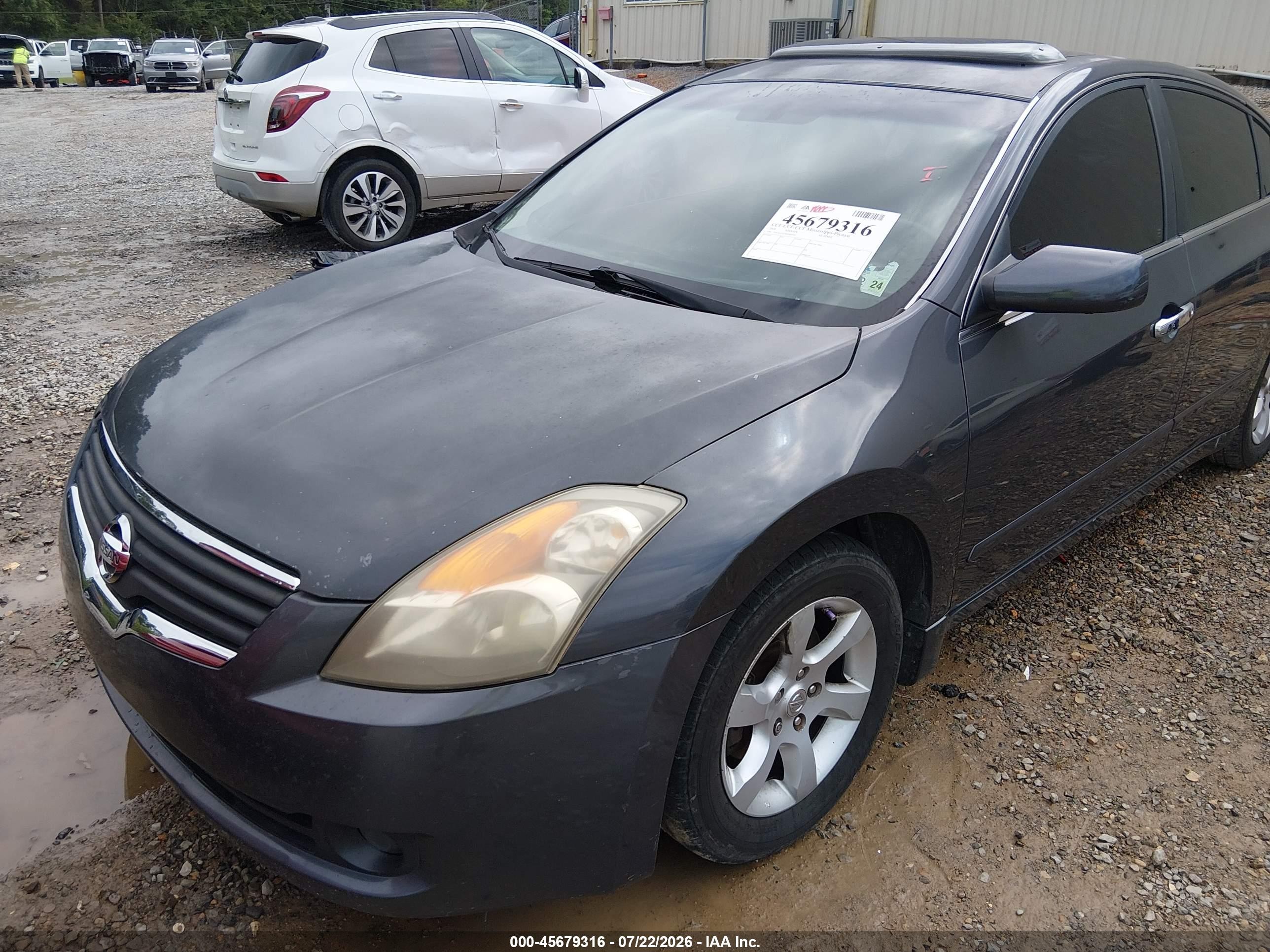 2008 Nissan Altima 2.5 Sl Gray vin: 1N4AL21E58N489792