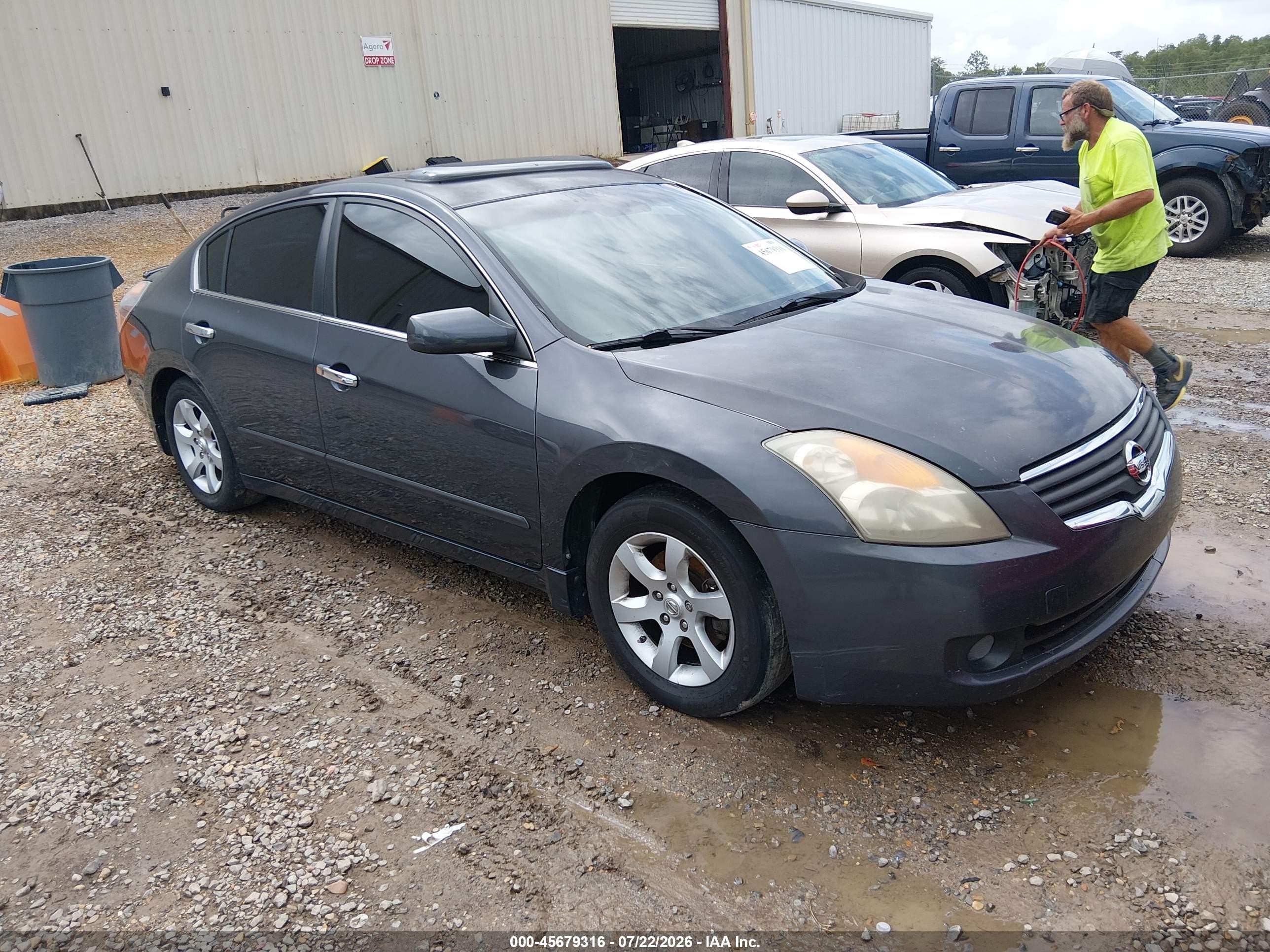 2008 Nissan Altima 2.5 Sl Gray vin: 1N4AL21E58N489792