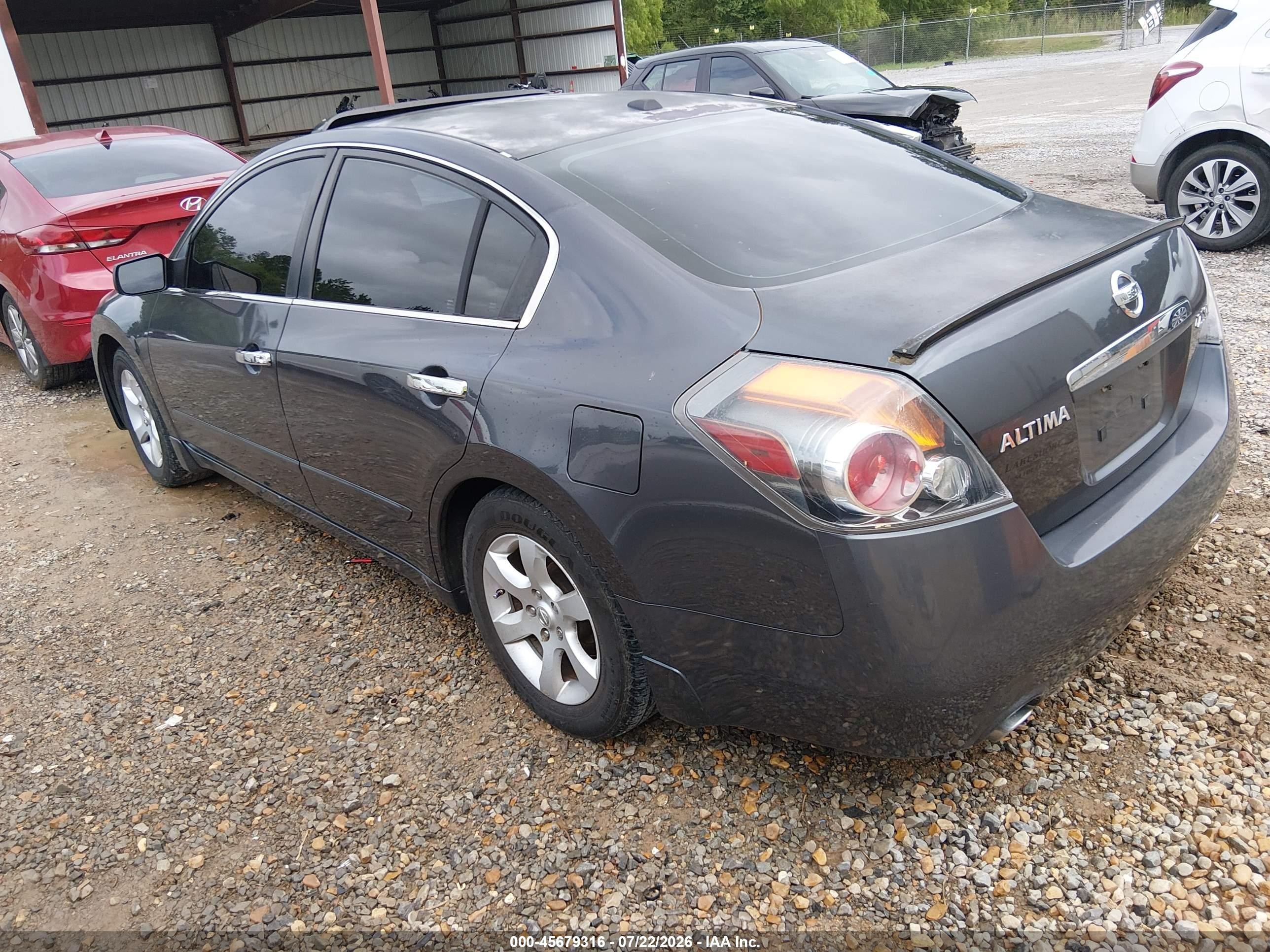 2008 Nissan Altima 2.5 Sl Gray vin: 1N4AL21E58N489792