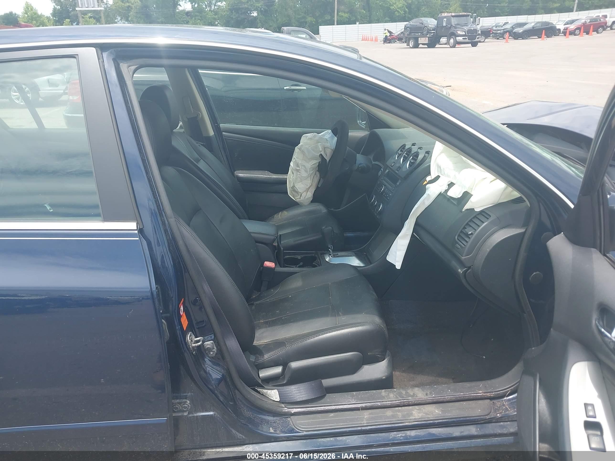 2008 Nissan Altima 2.5 Sl Black vin: 1N4AL21E58N503657