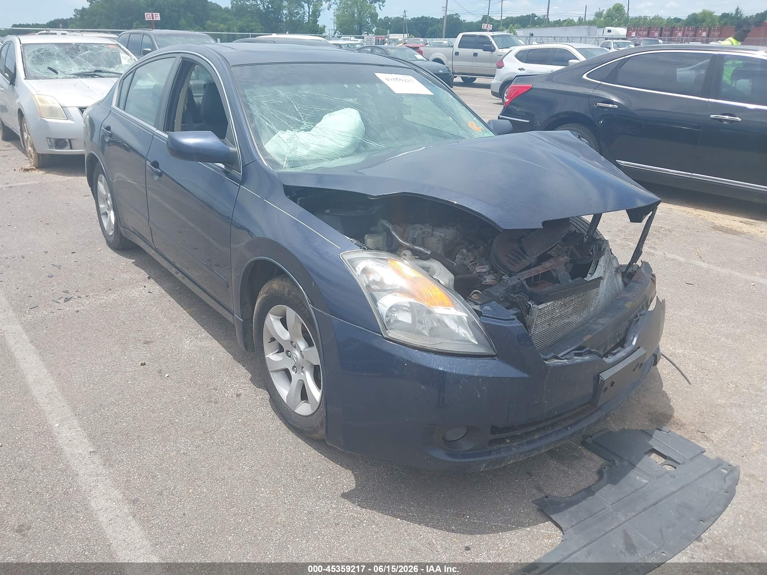 2008 Nissan Altima 2.5 Sl Black vin: 1N4AL21E58N503657
