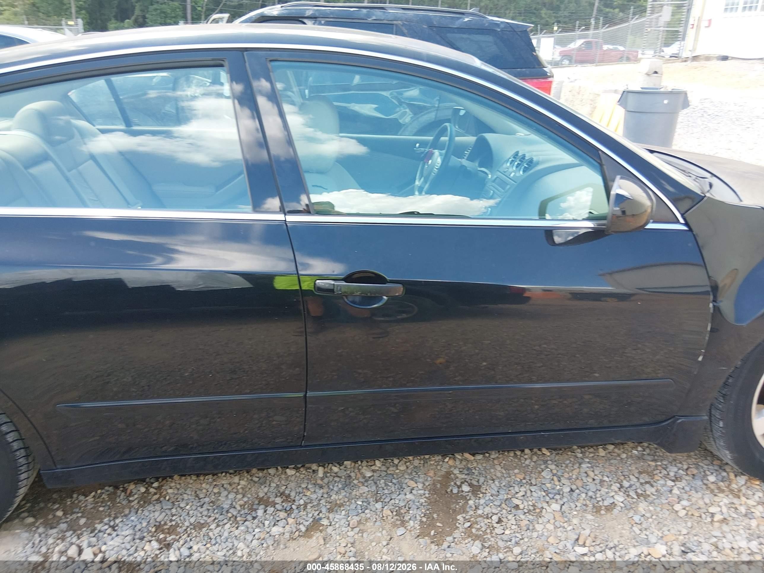 2008 Nissan Altima 2.5 Sl Black vin: 1N4AL21E58N518613
