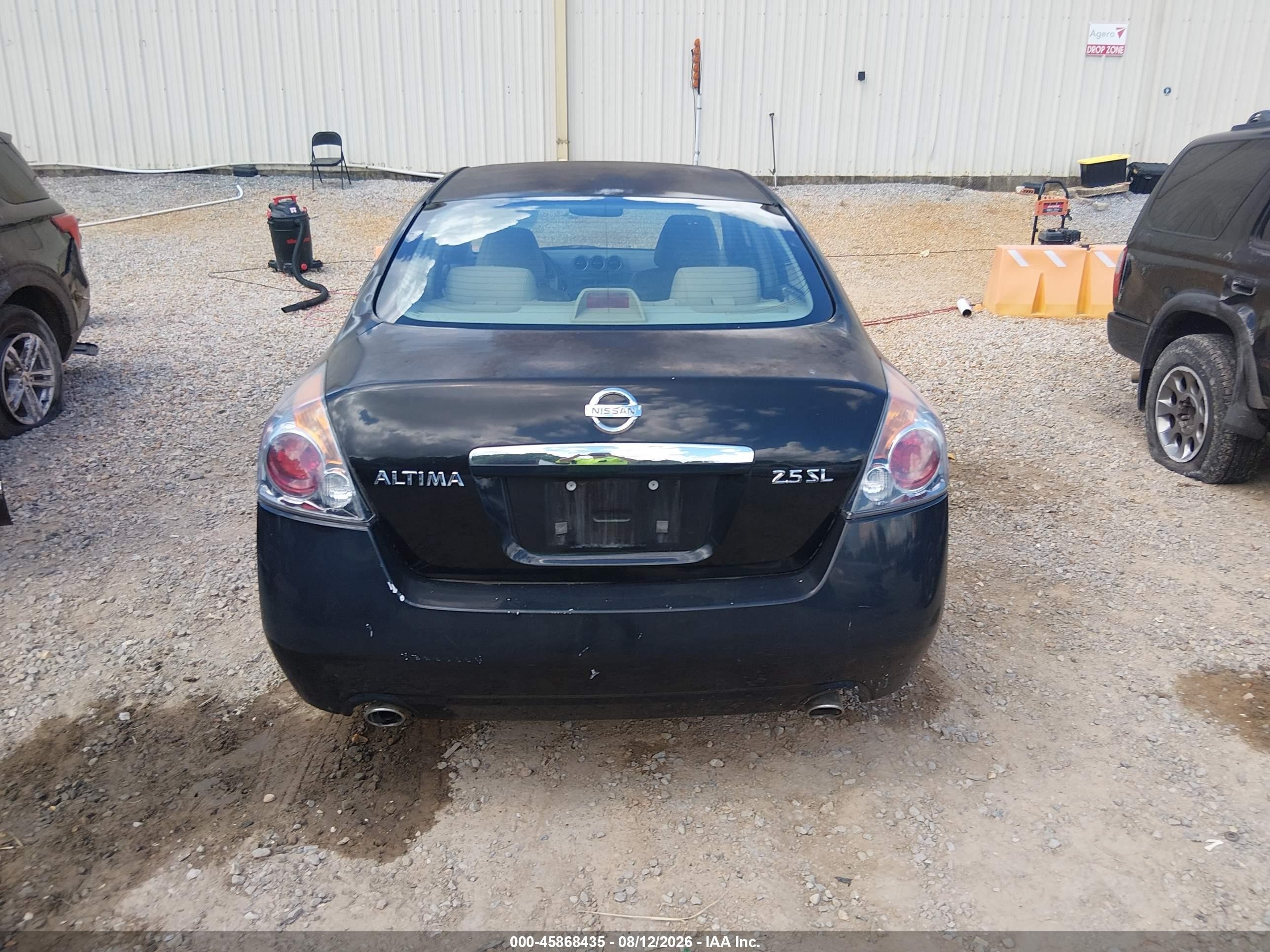 2008 Nissan Altima 2.5 Sl Black vin: 1N4AL21E58N518613