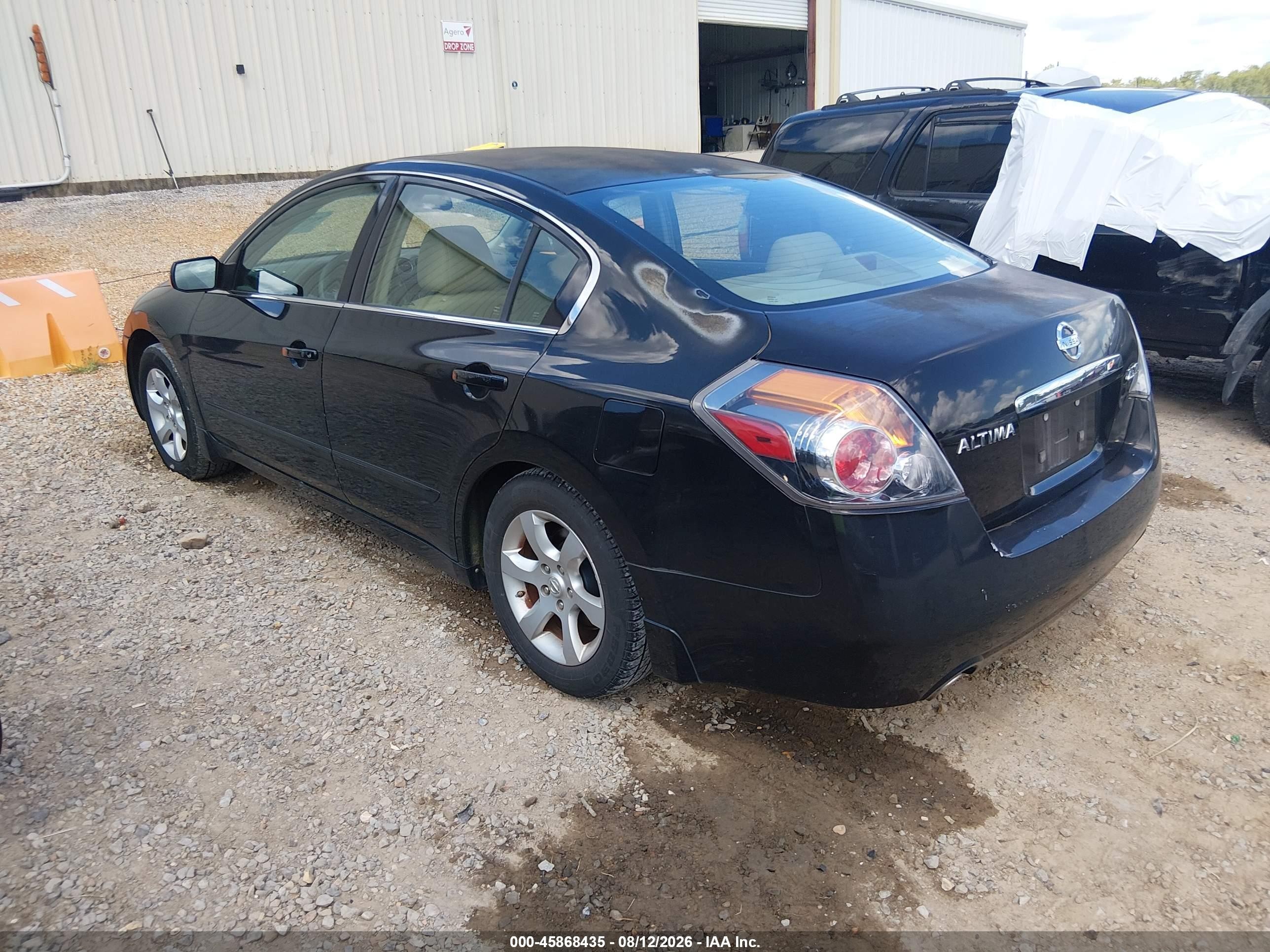 2008 Nissan Altima 2.5 Sl Black vin: 1N4AL21E58N518613