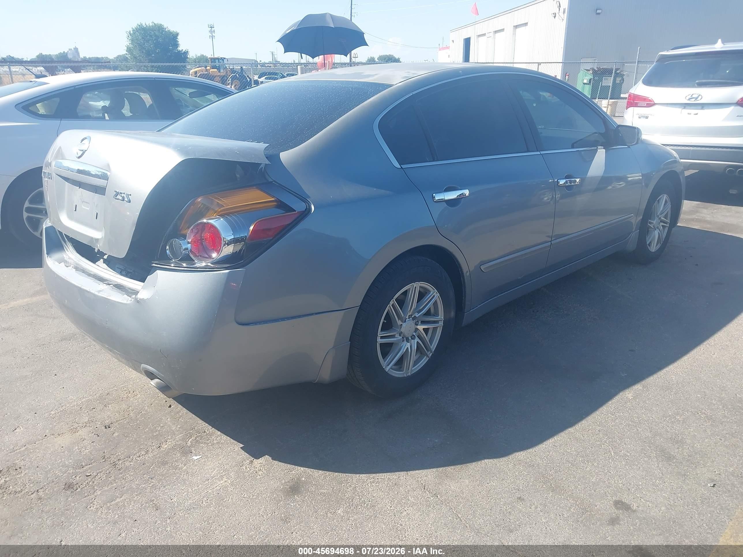 2008 Nissan Altima 2.5 S Gray vin: 1N4AL21E58N528249