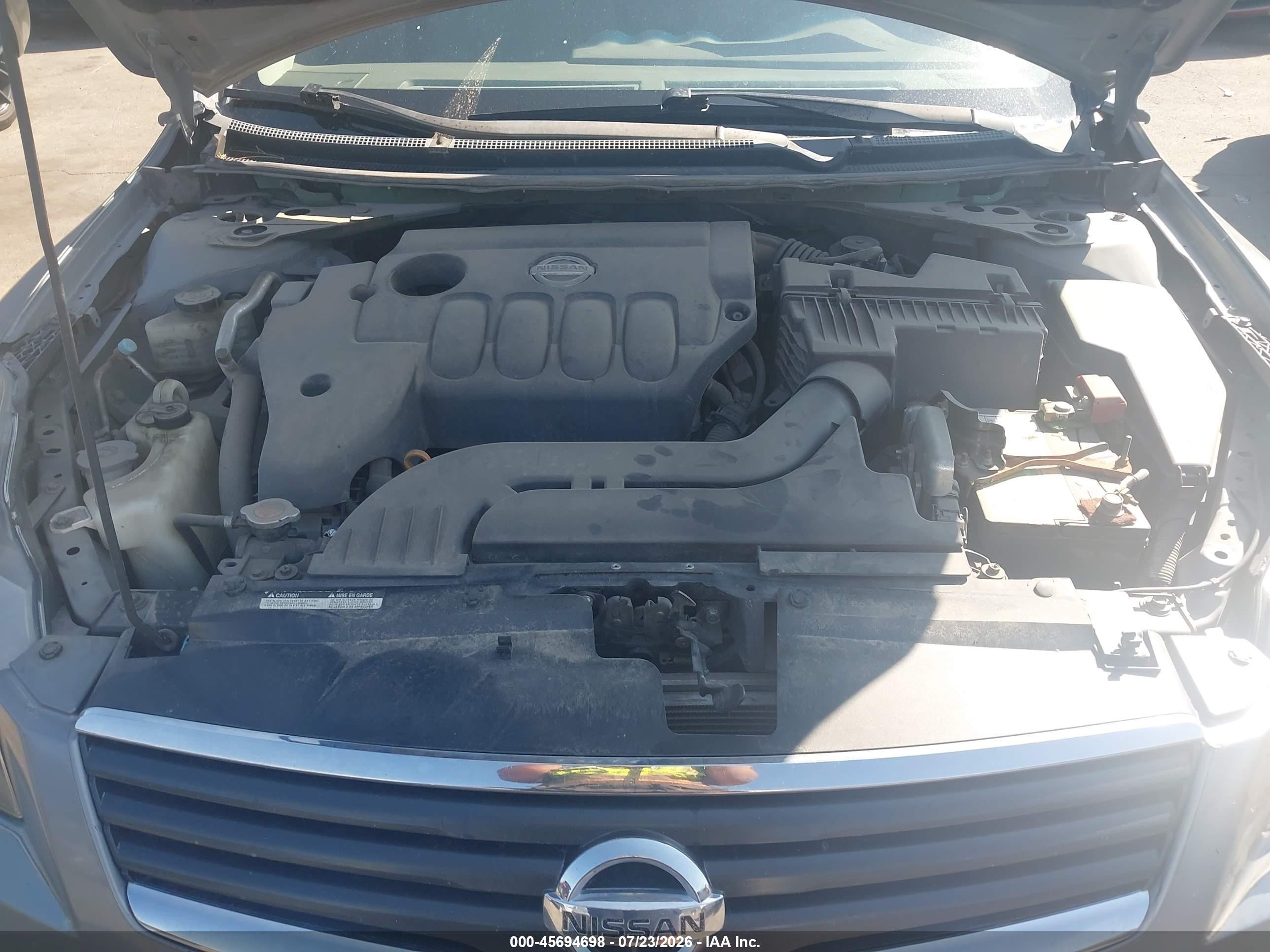2008 Nissan Altima 2.5 S Gray vin: 1N4AL21E58N528249