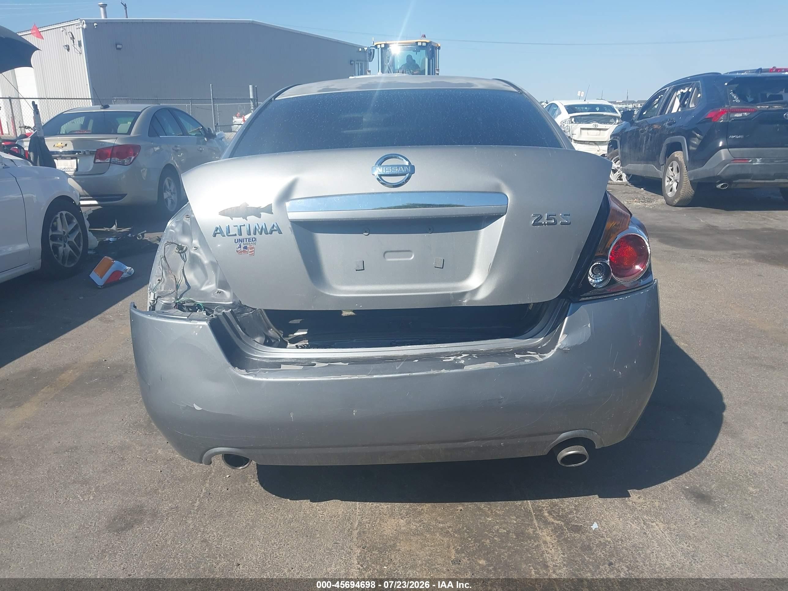 2008 Nissan Altima 2.5 S Gray vin: 1N4AL21E58N528249