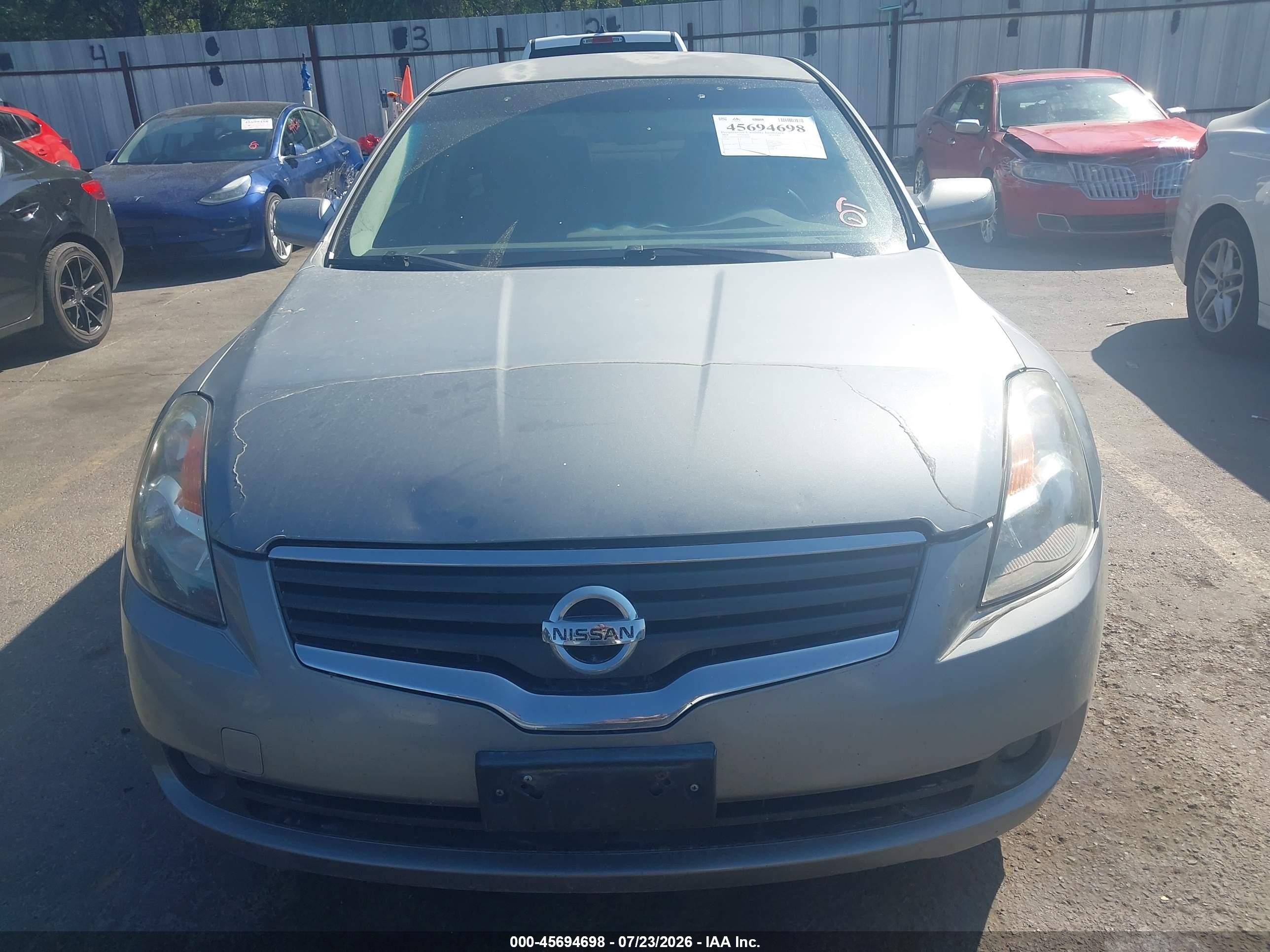2008 Nissan Altima 2.5 S Gray vin: 1N4AL21E58N528249