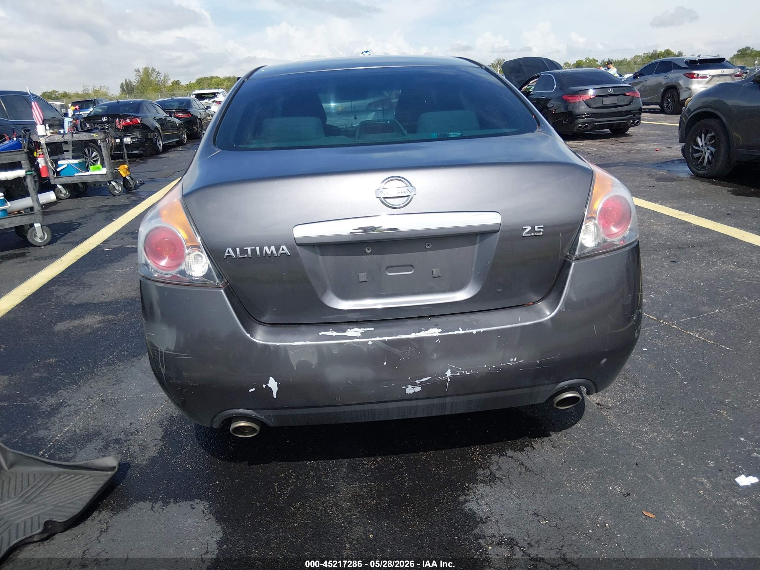2008 Nissan Altima 2.5 S Gray vin: 1N4AL21E58N537050