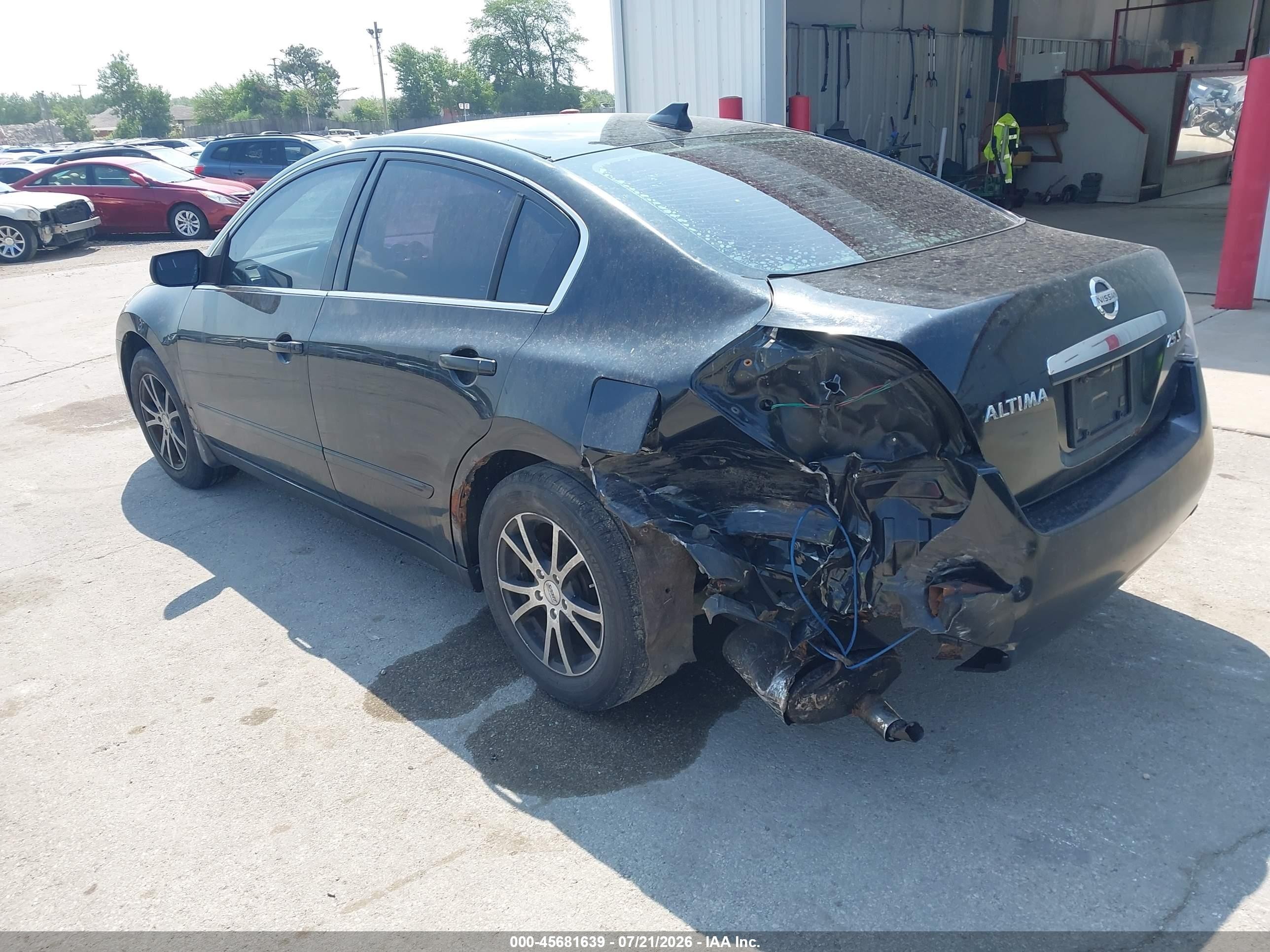 2008 Nissan Altima 2.5 S Черный vin: 1N4AL21E58N555080