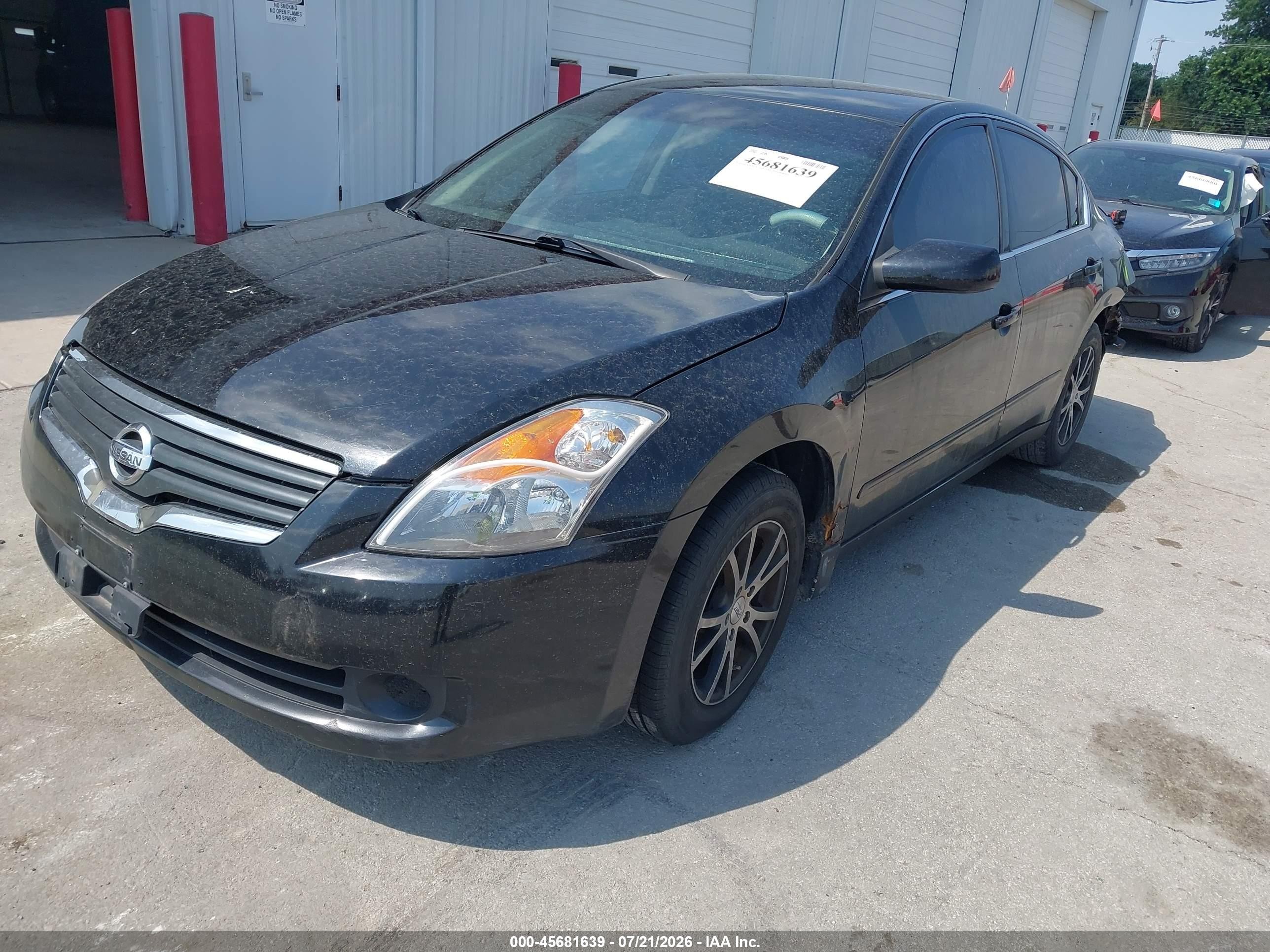 2008 Nissan Altima 2.5 S Черный vin: 1N4AL21E58N555080