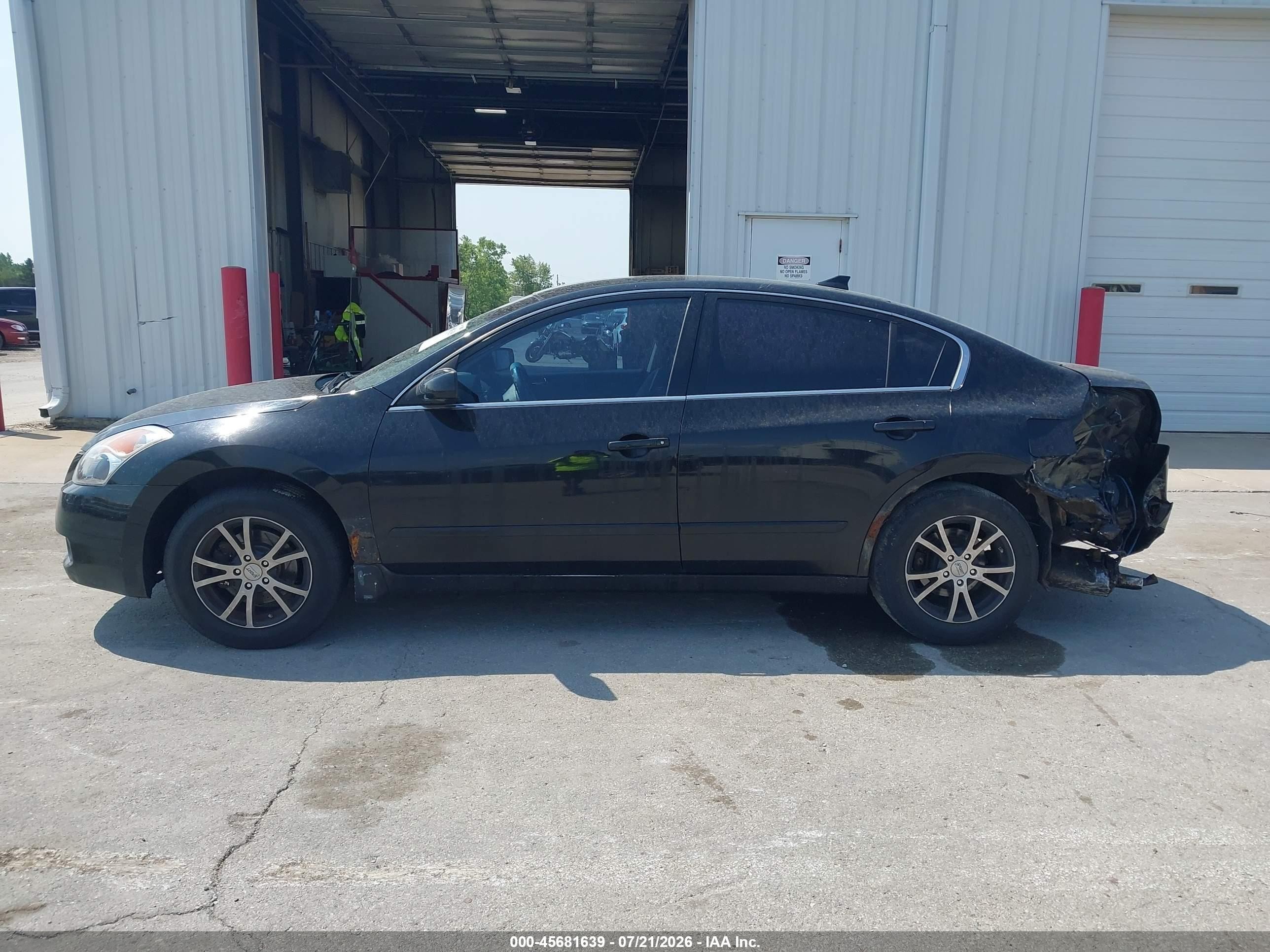 2008 Nissan Altima 2.5 S Черный vin: 1N4AL21E58N555080