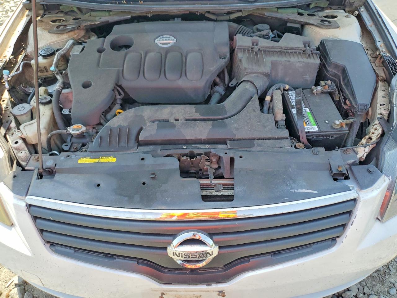 2009 Nissan Altima 2.5 White vin: 1N4AL21E59C134554