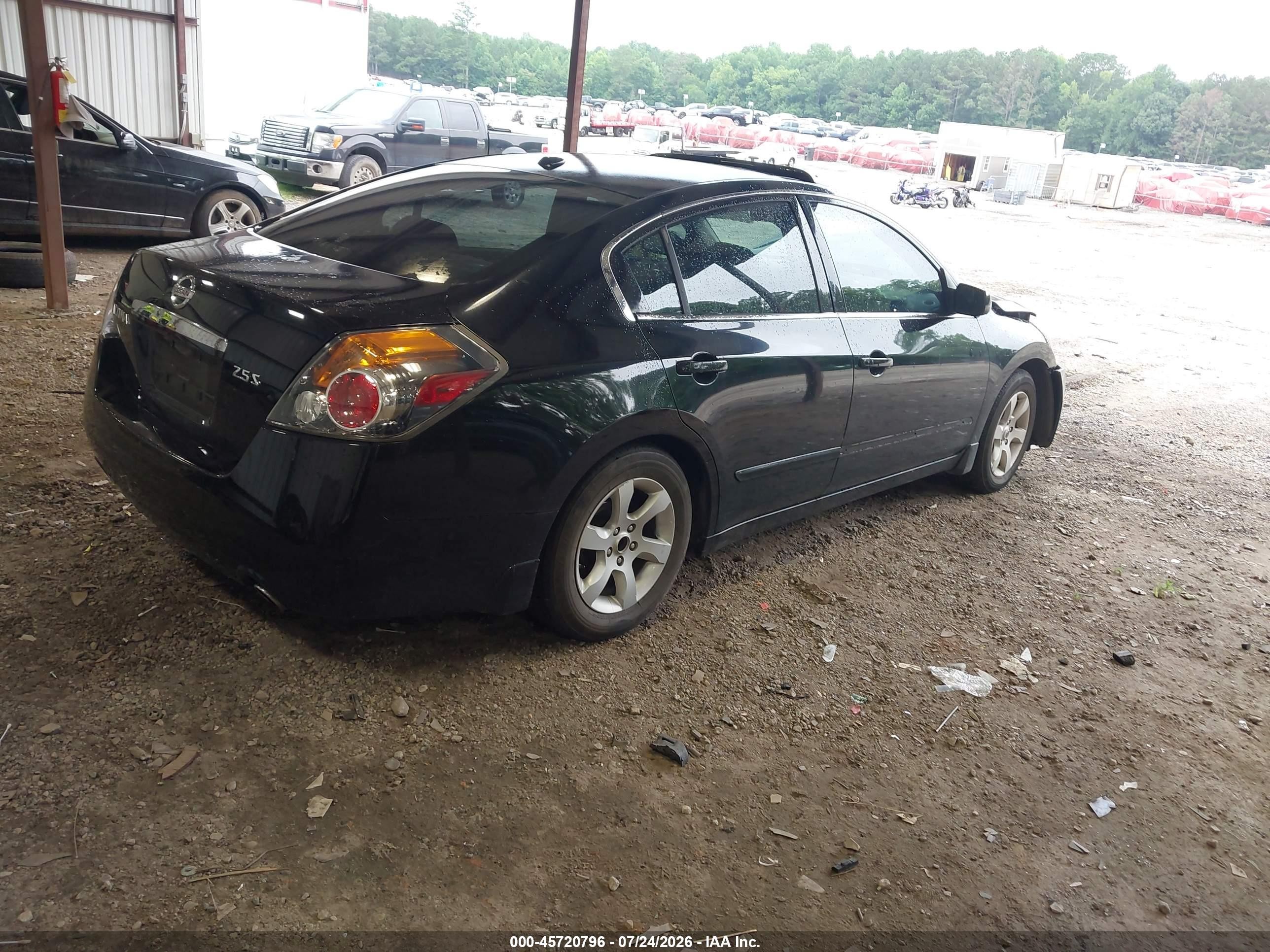 2009 Nissan Altima 2.5 S Black vin: 1N4AL21E59C168445