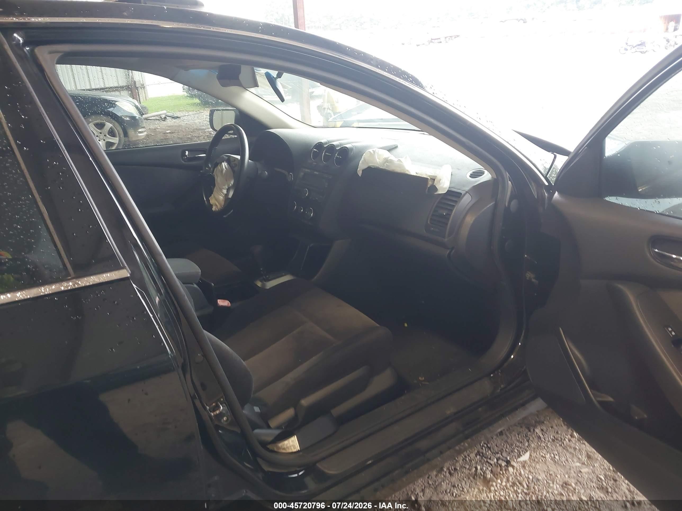 2009 Nissan Altima 2.5 S Black vin: 1N4AL21E59C168445