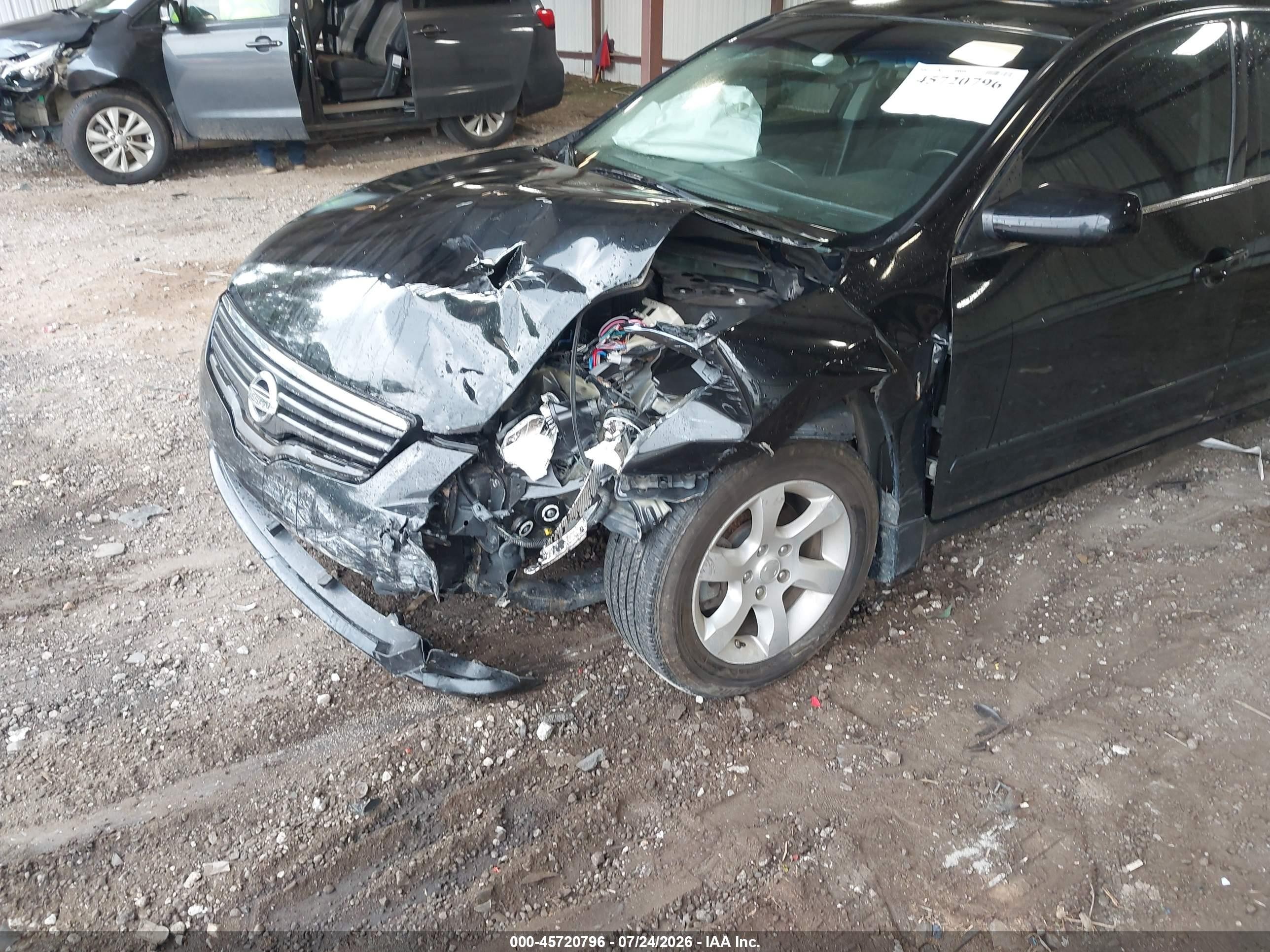 2009 Nissan Altima 2.5 S Black vin: 1N4AL21E59C168445