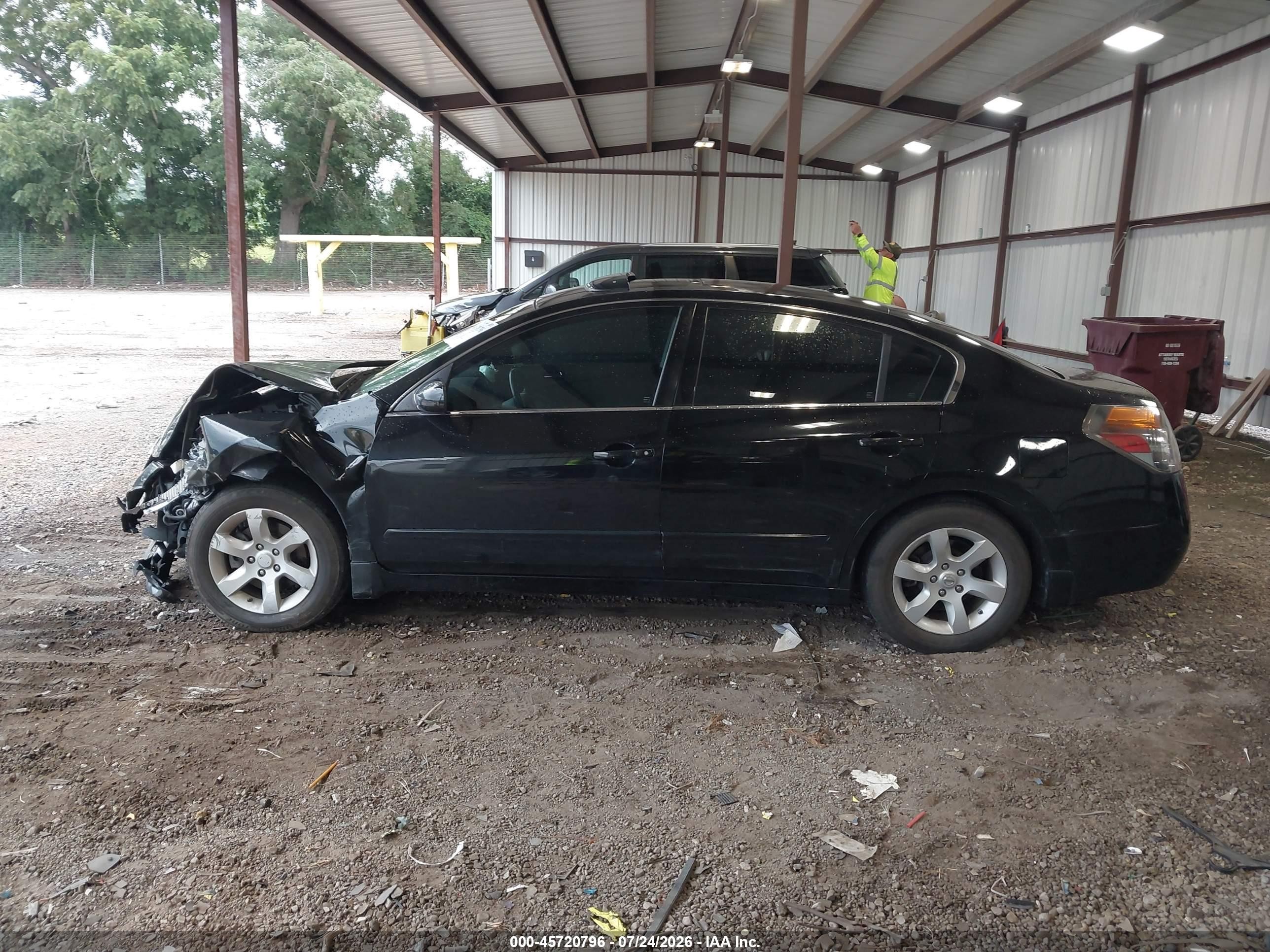 2009 Nissan Altima 2.5 S Black vin: 1N4AL21E59C168445