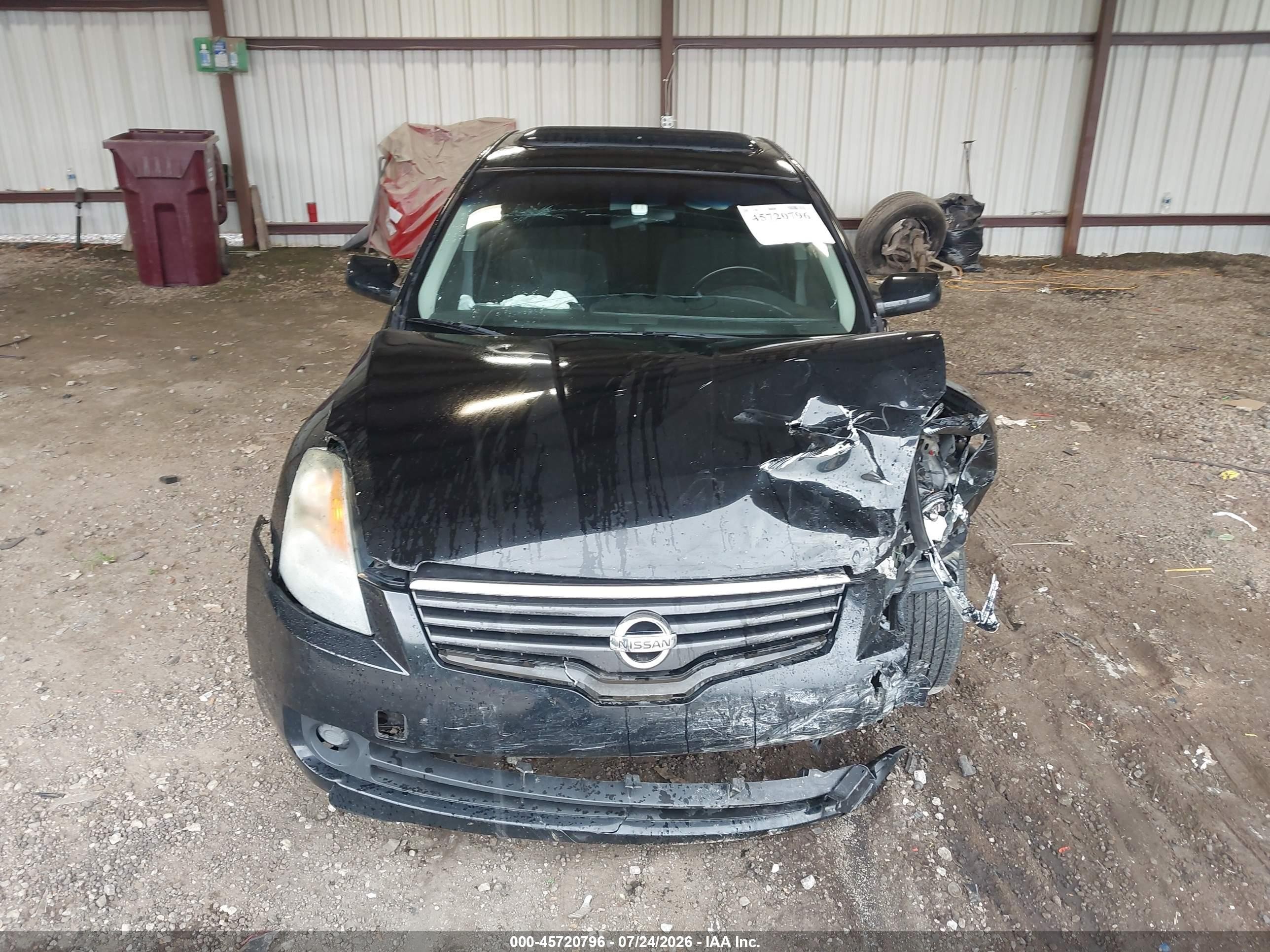 2009 Nissan Altima 2.5 S Black vin: 1N4AL21E59C168445