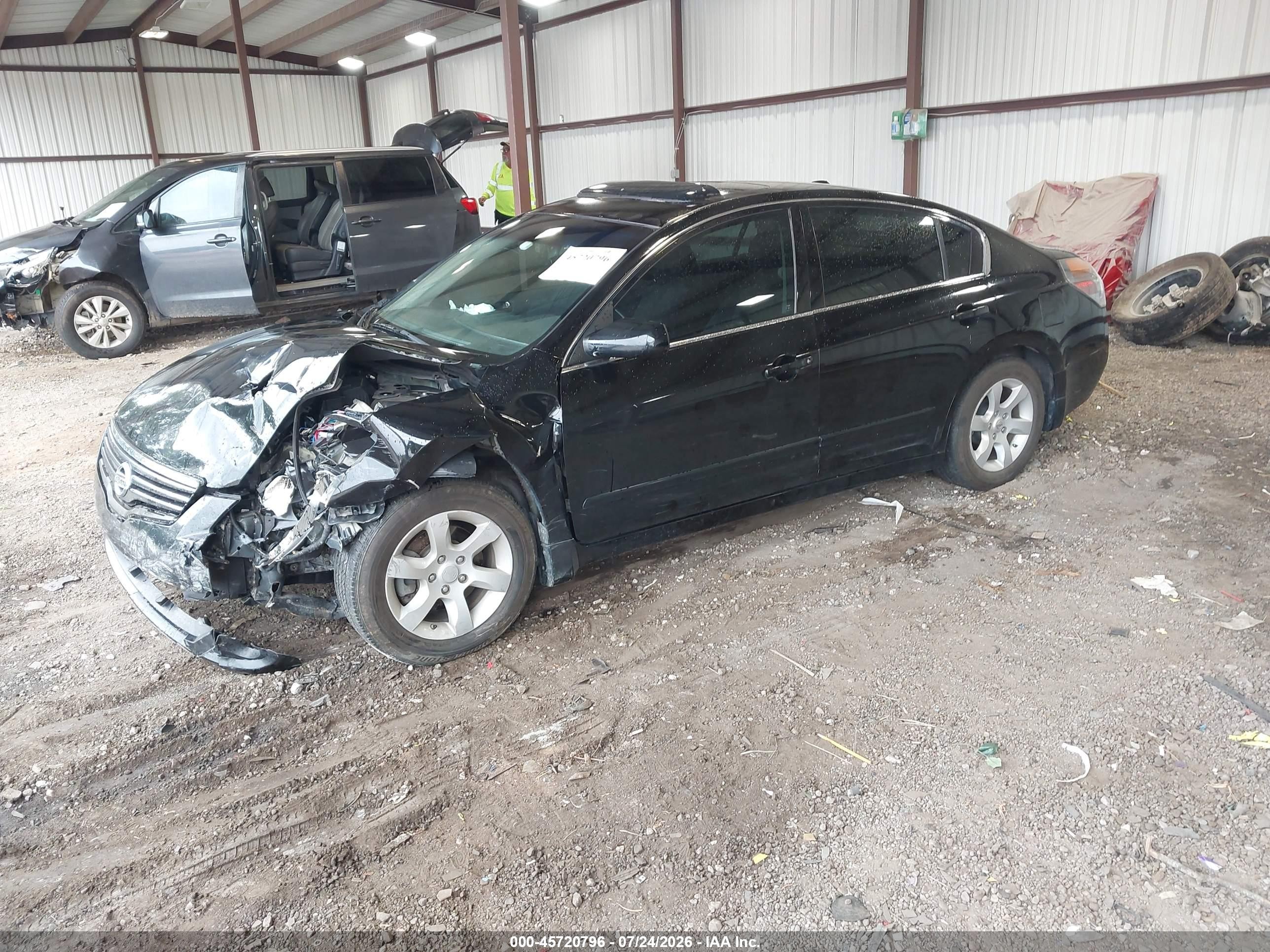 2009 Nissan Altima 2.5 S Black vin: 1N4AL21E59C168445