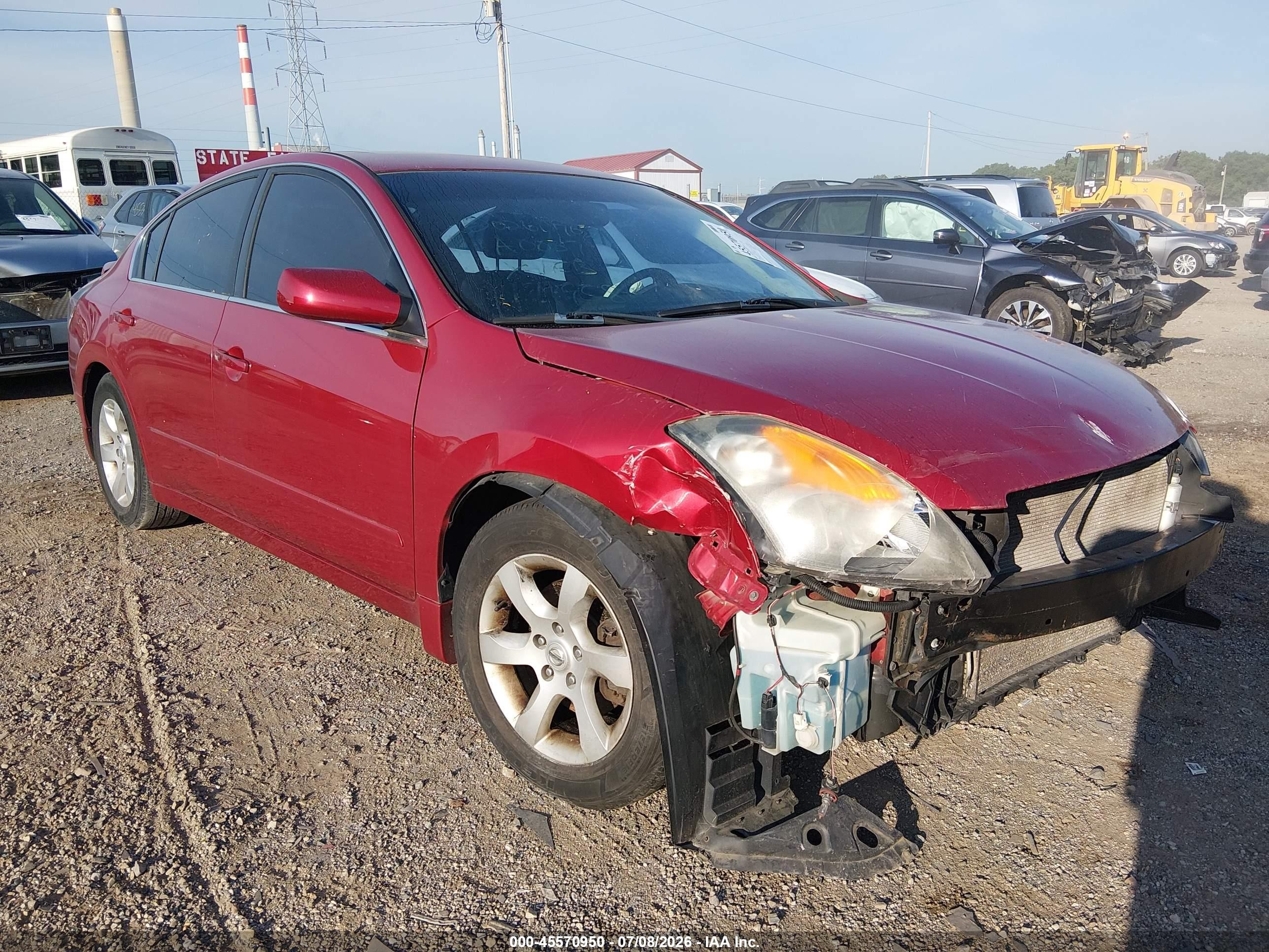 2009 Nissan Altima 2.5 S Red vin: 1N4AL21E59C171958
