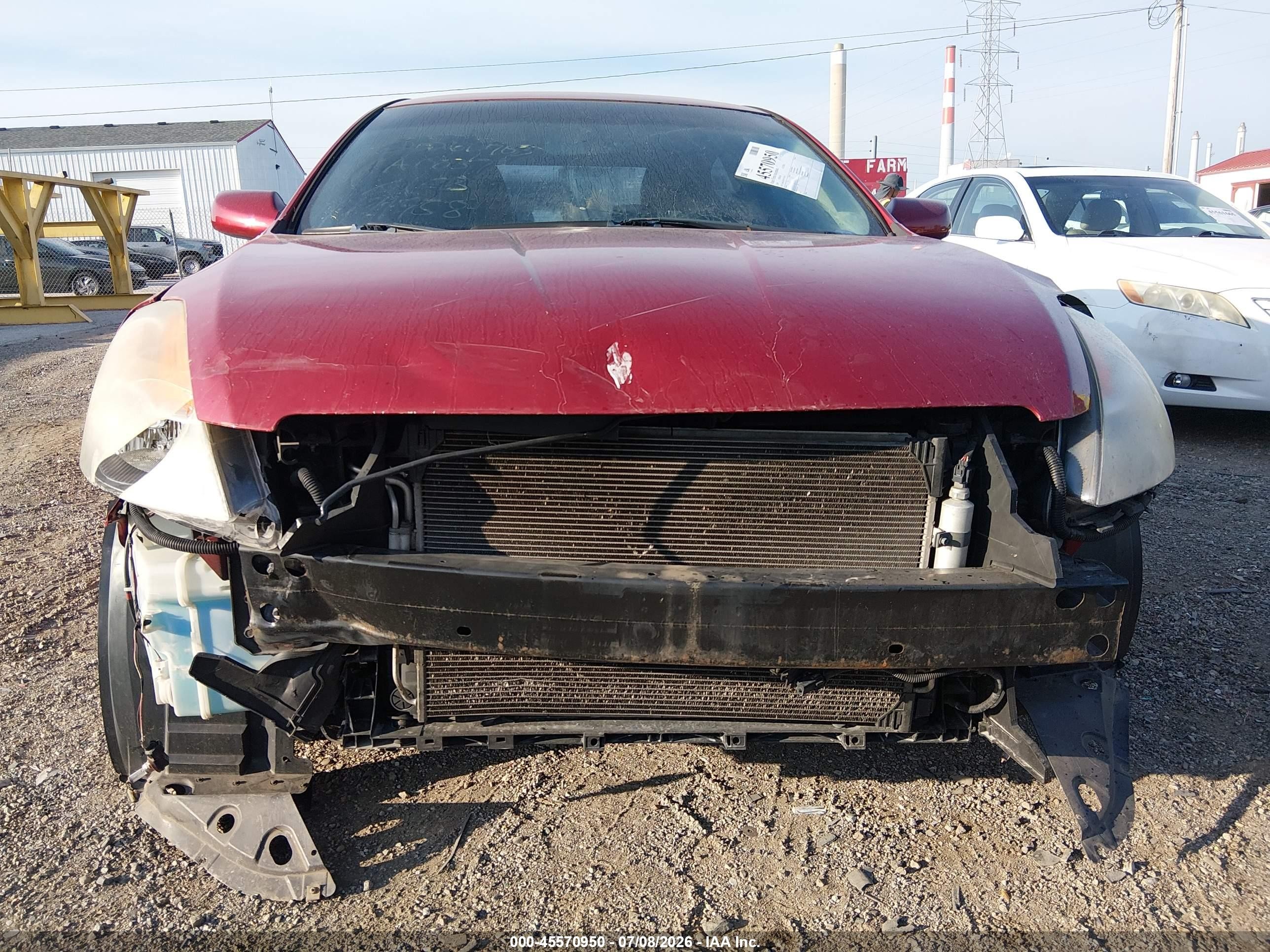 2009 Nissan Altima 2.5 S Red vin: 1N4AL21E59C171958