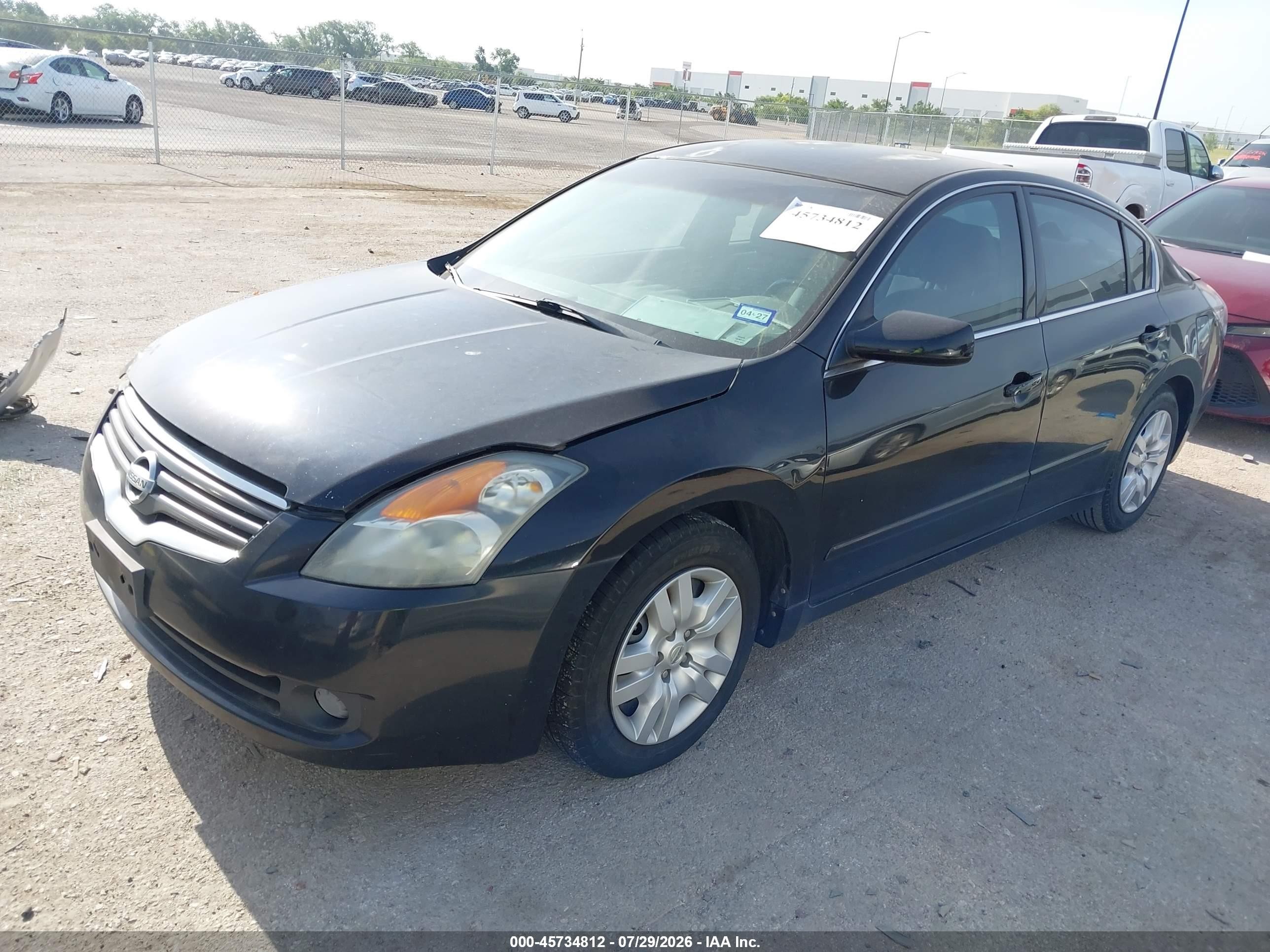 2009 Nissan Altima 2.5 Black vin: 1N4AL21E59N458608