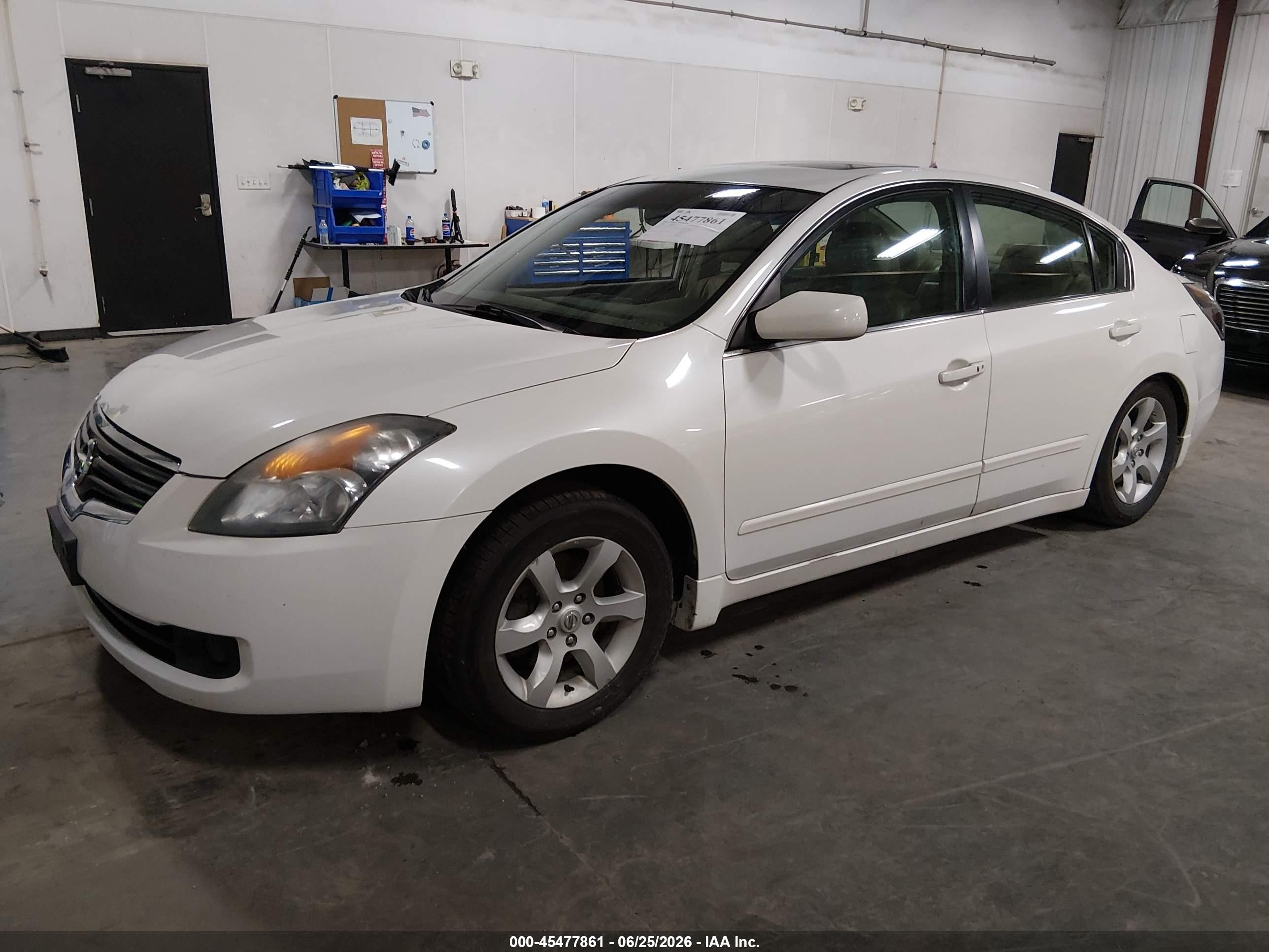 2009 Nissan Altima 2.5 S White vin: 1N4AL21E59N461525