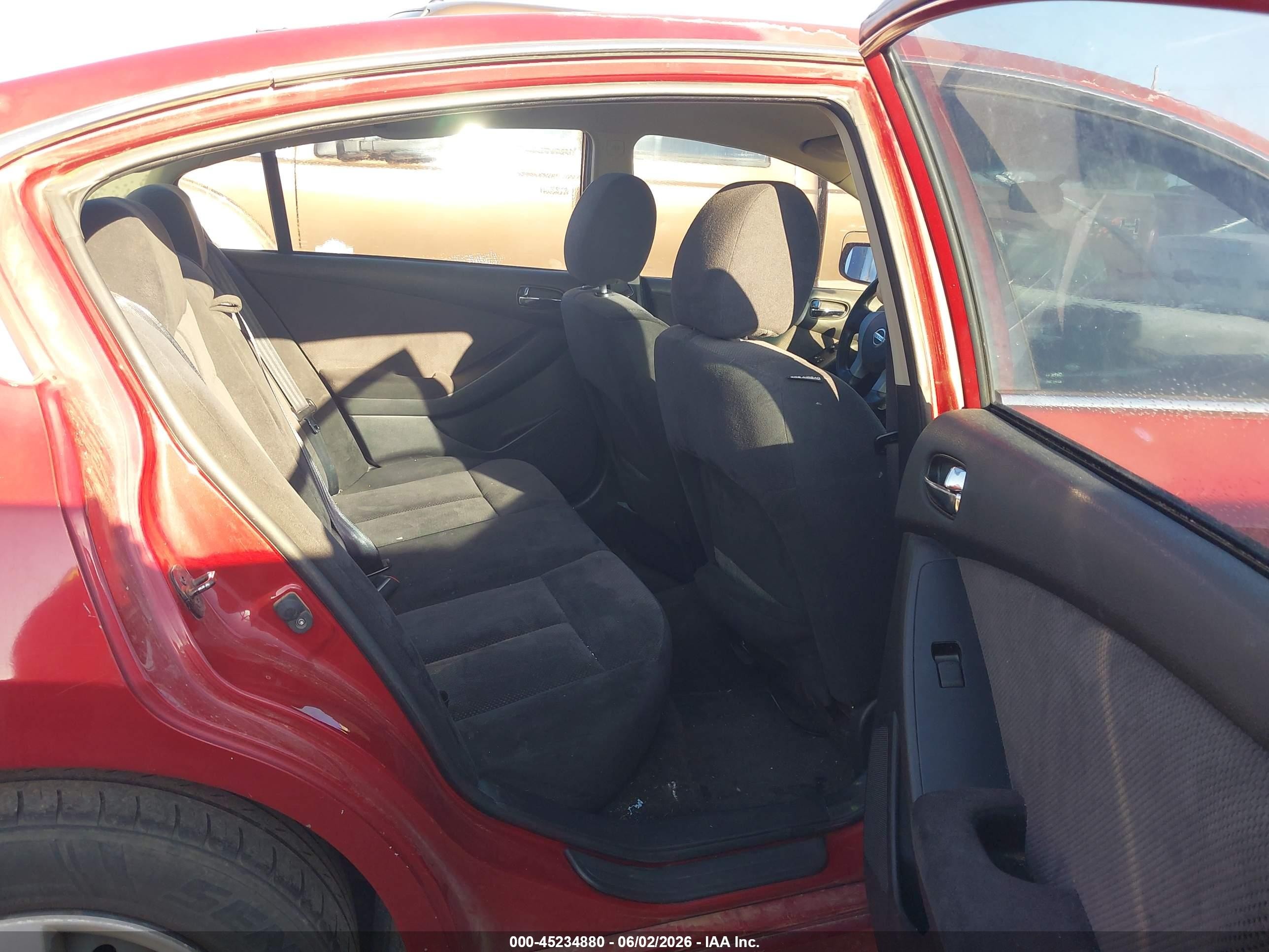 2009 Nissan Altima 2.5 S Красный vin: 1N4AL21E59N501537