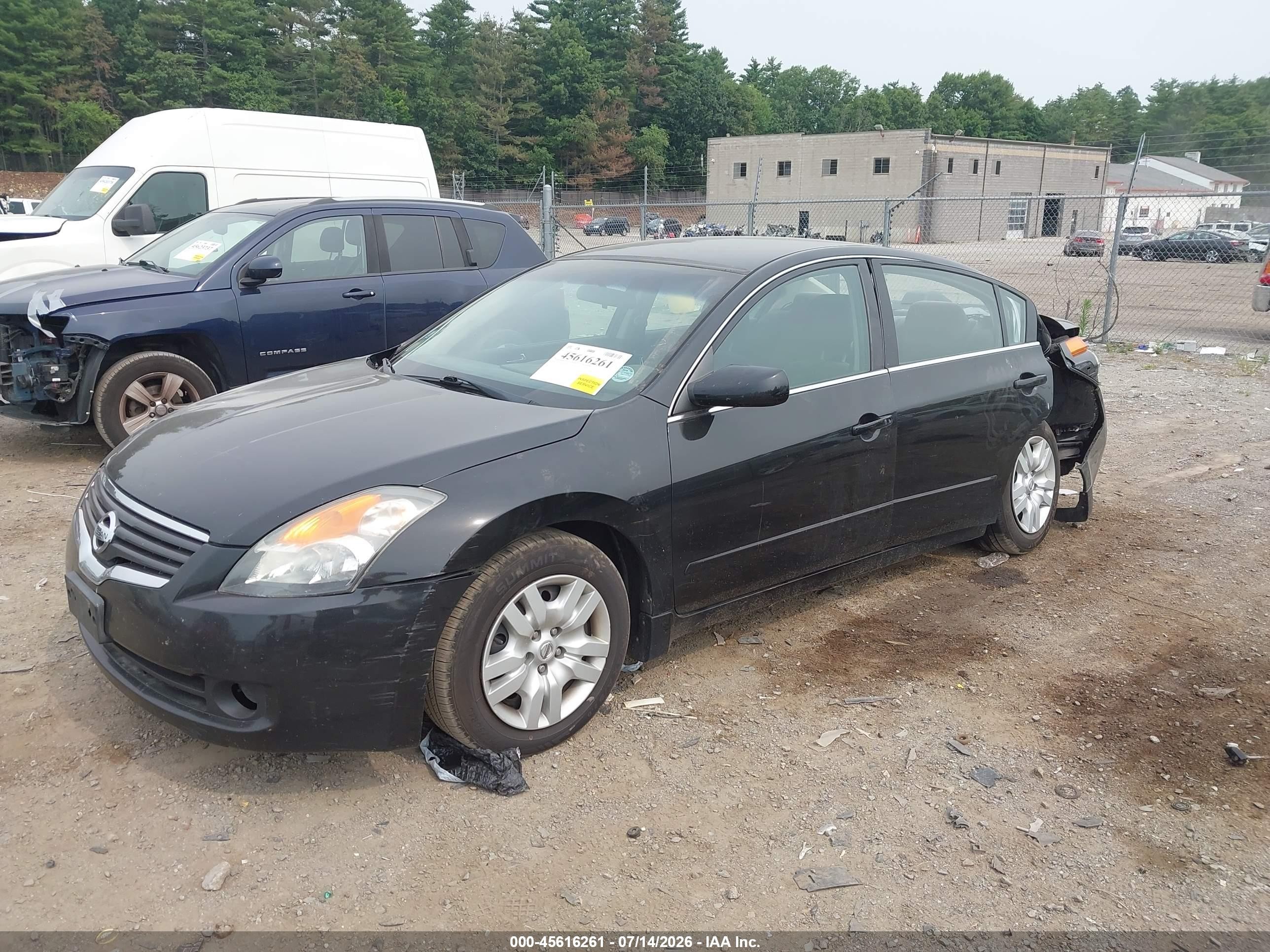 2009 Nissan Altima 2.5 S Black vin: 1N4AL21E59N533811