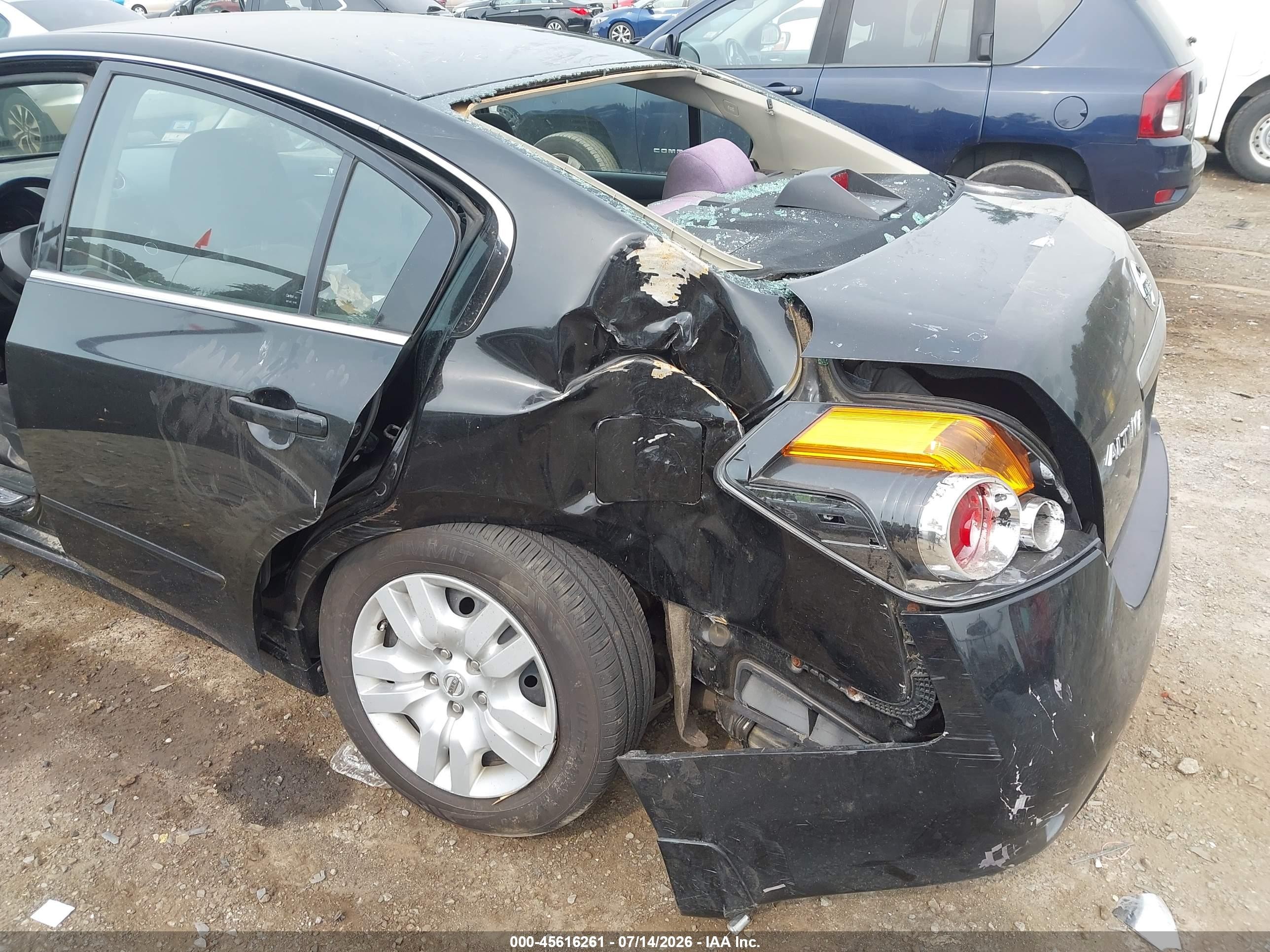2009 Nissan Altima 2.5 S Black vin: 1N4AL21E59N533811