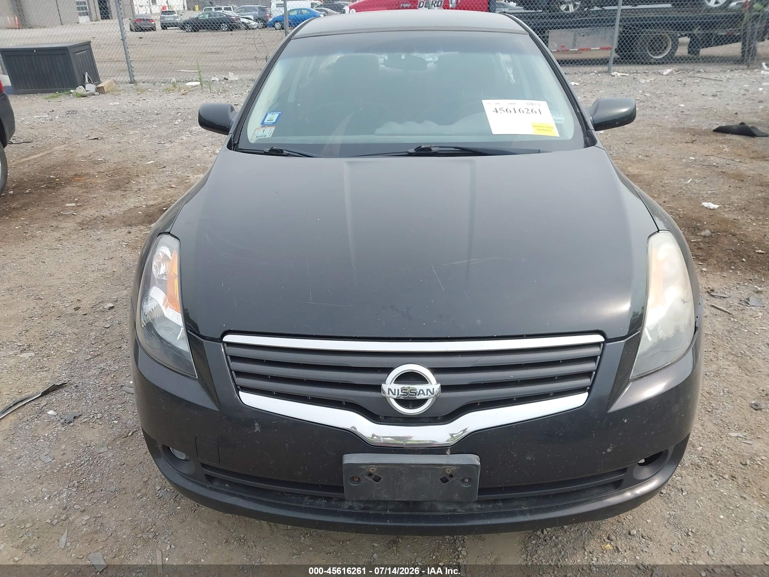 2009 Nissan Altima 2.5 S Black vin: 1N4AL21E59N533811