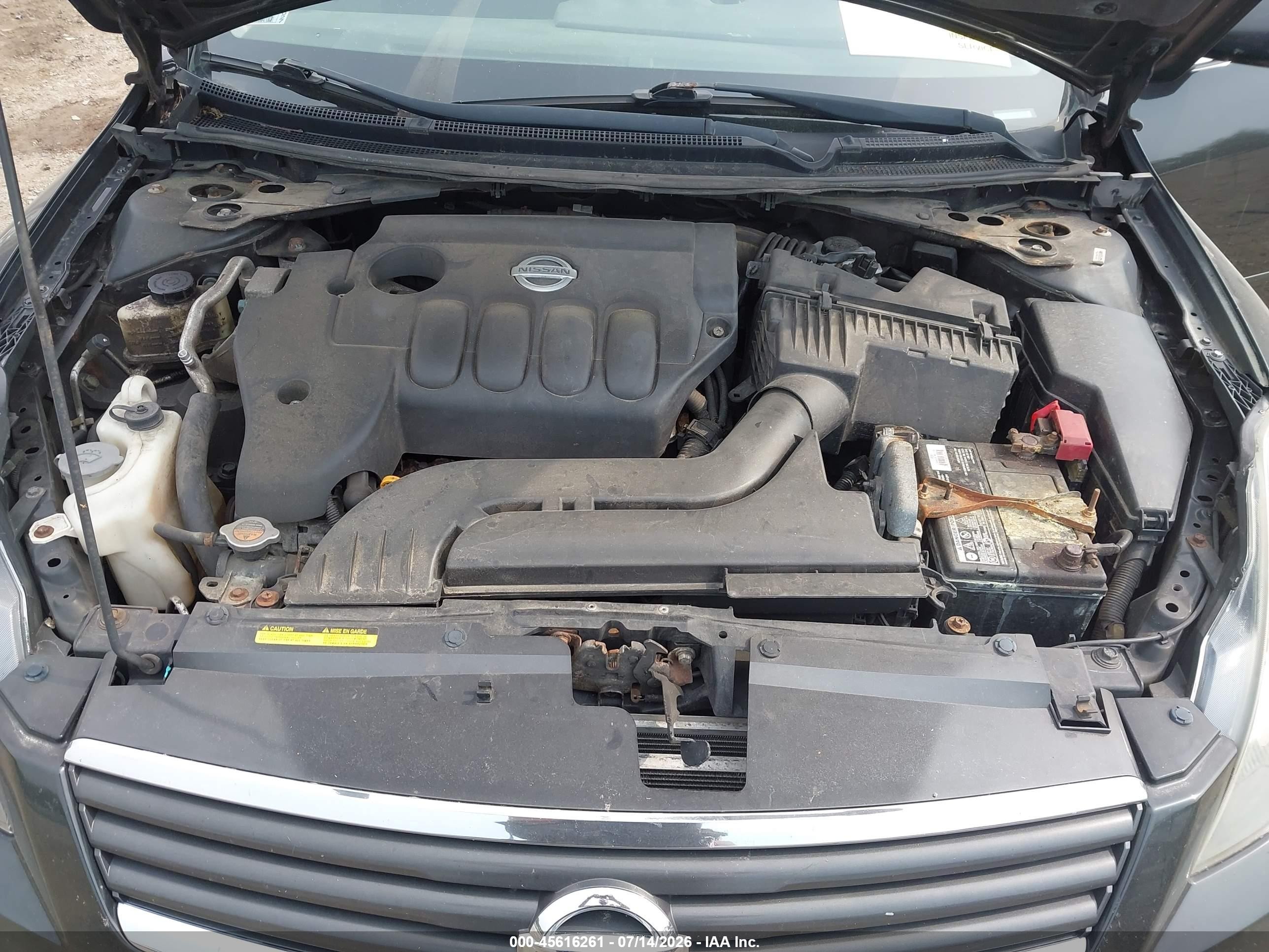 2009 Nissan Altima 2.5 S Black vin: 1N4AL21E59N533811