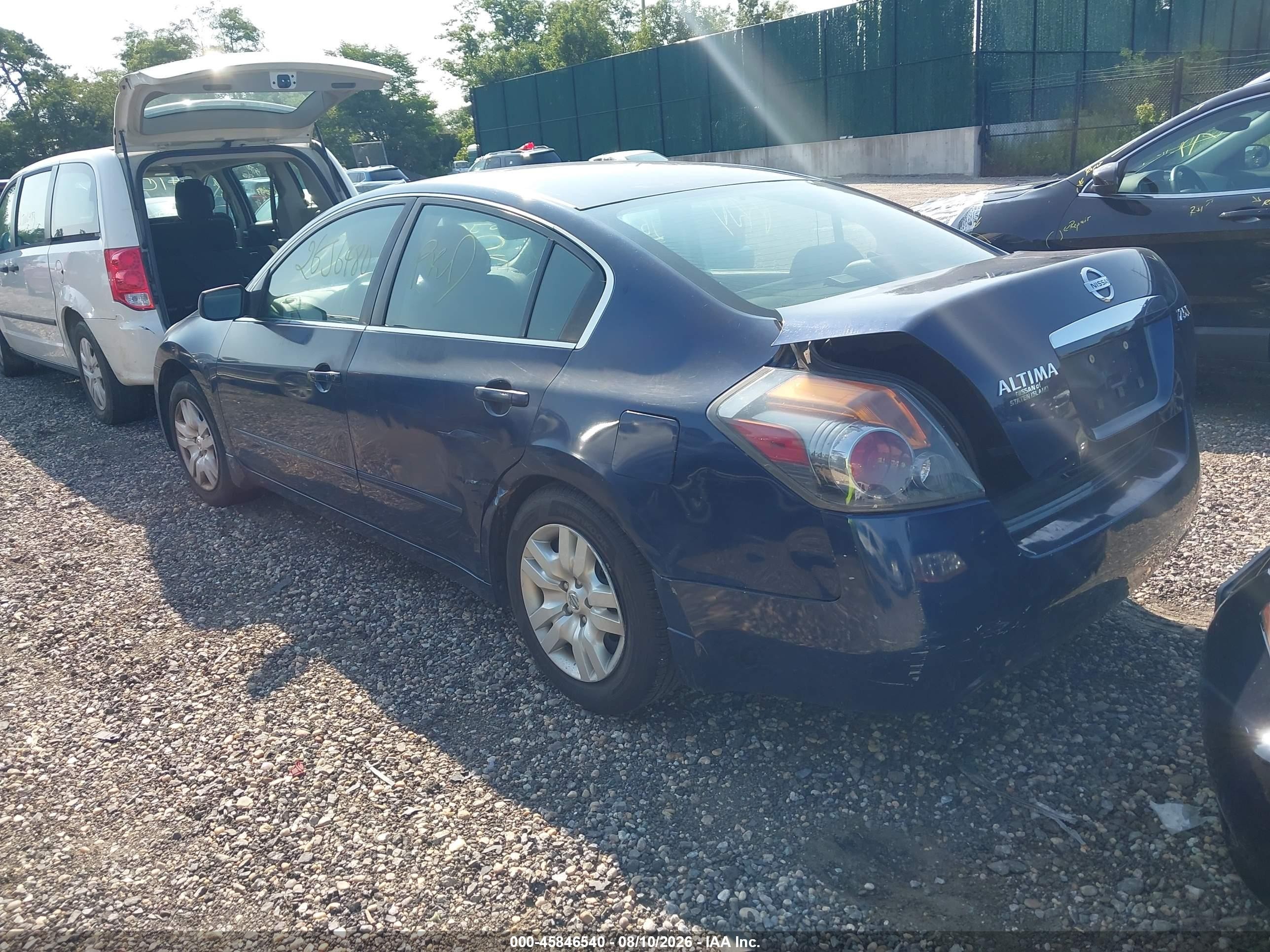 2009 Nissan Altima 2.5 S Blue vin: 1N4AL21E59N535123